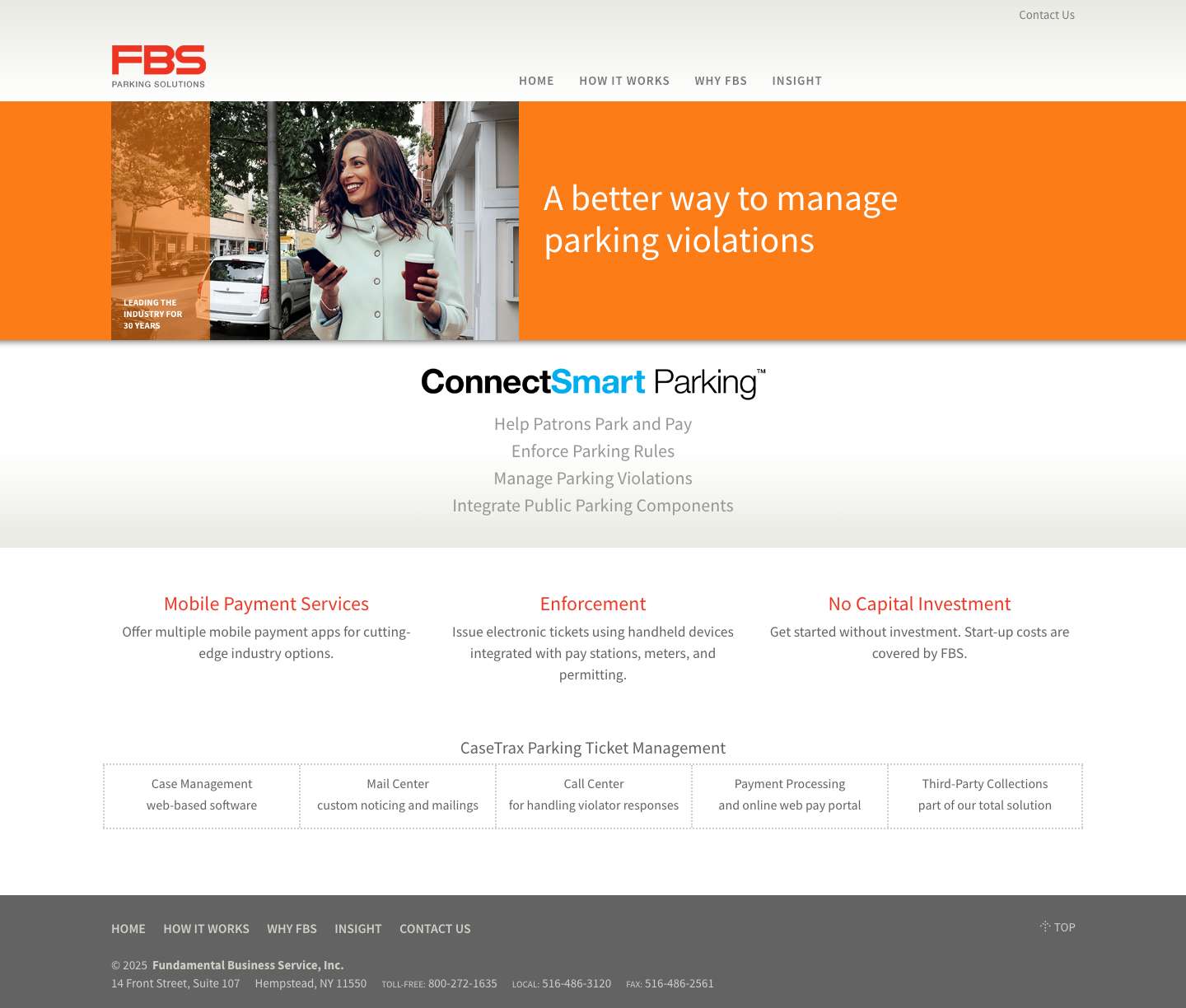 FBS Justice Solutions | Parking Violations Management - Full Screenshot