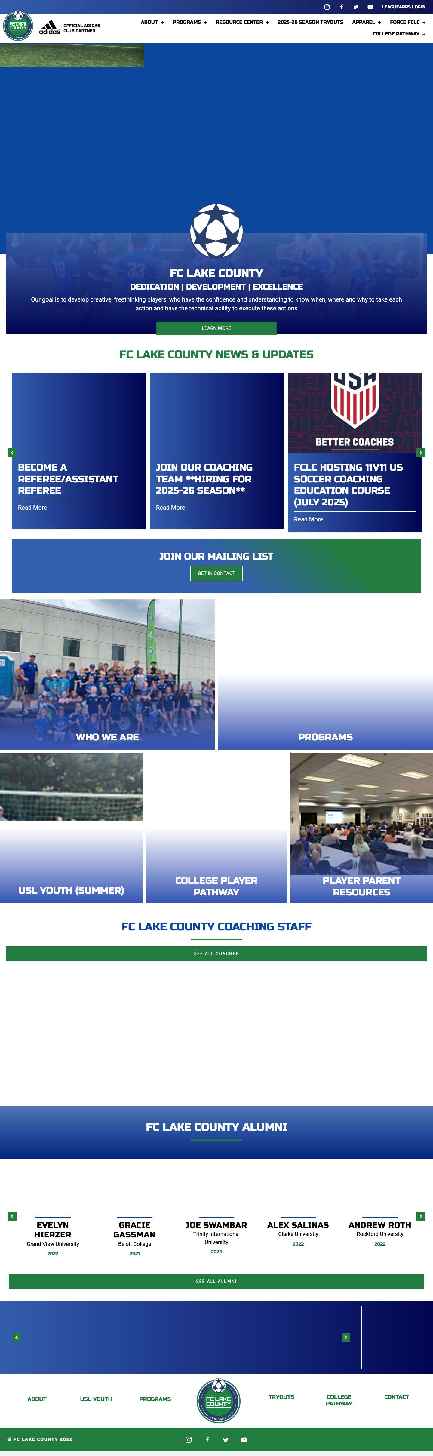 FC Lake County - Full Screenshot
