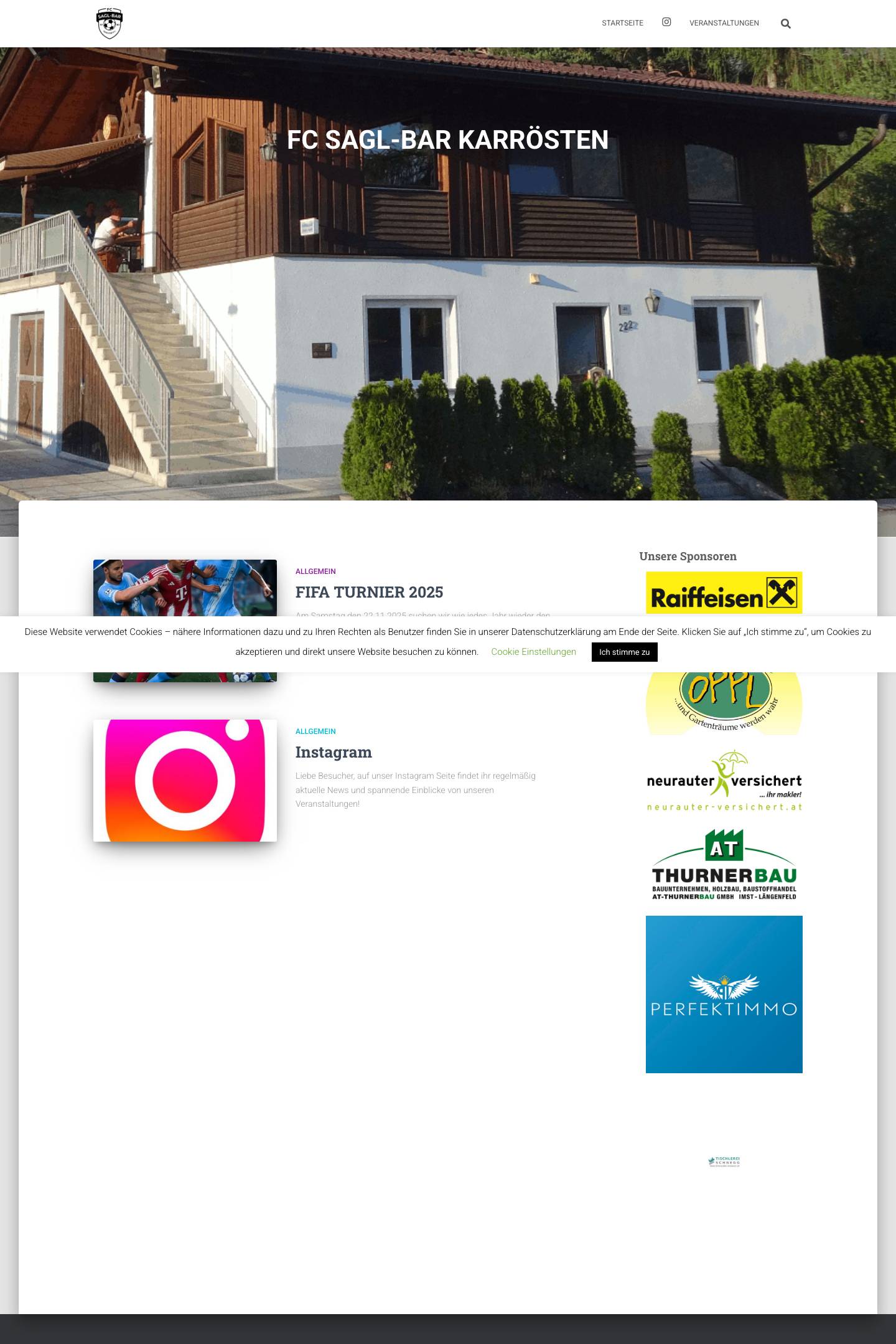 FC Sagl-Bar Karrösten – FC SAGL-BAR KARRÖSTEN - Full Screenshot