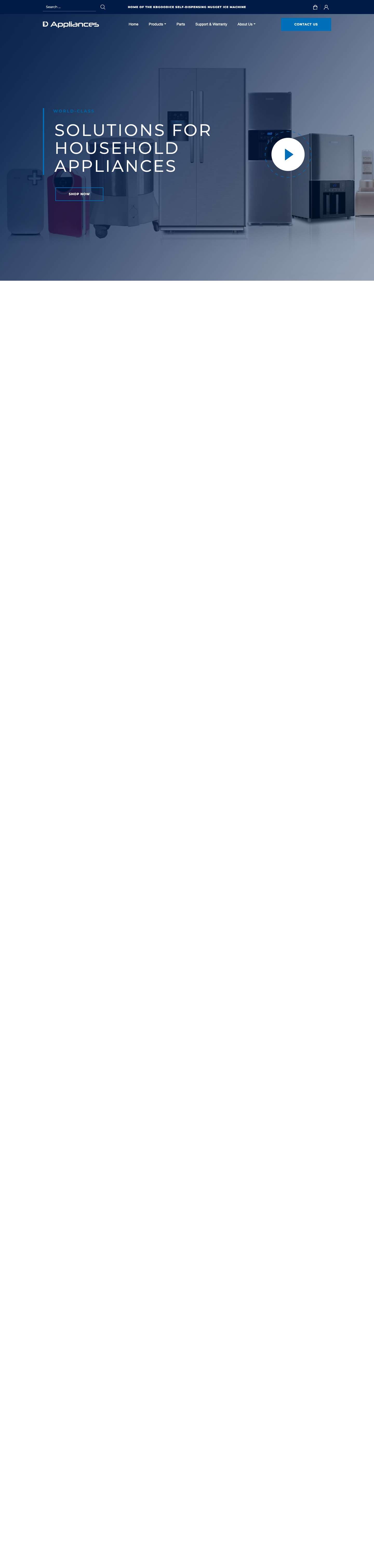 FD Appliances – Solution For Household Appliances - Full Screenshot