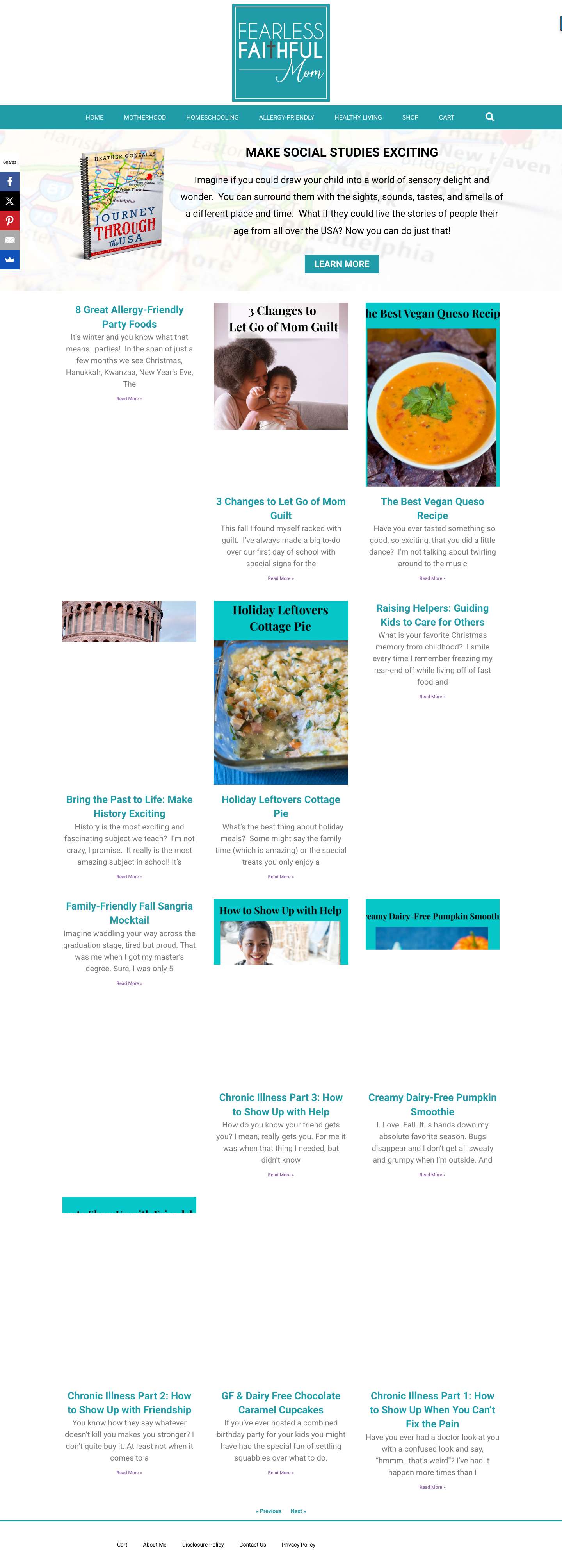 Home - Fearless Faithful Mom - Full Screenshot