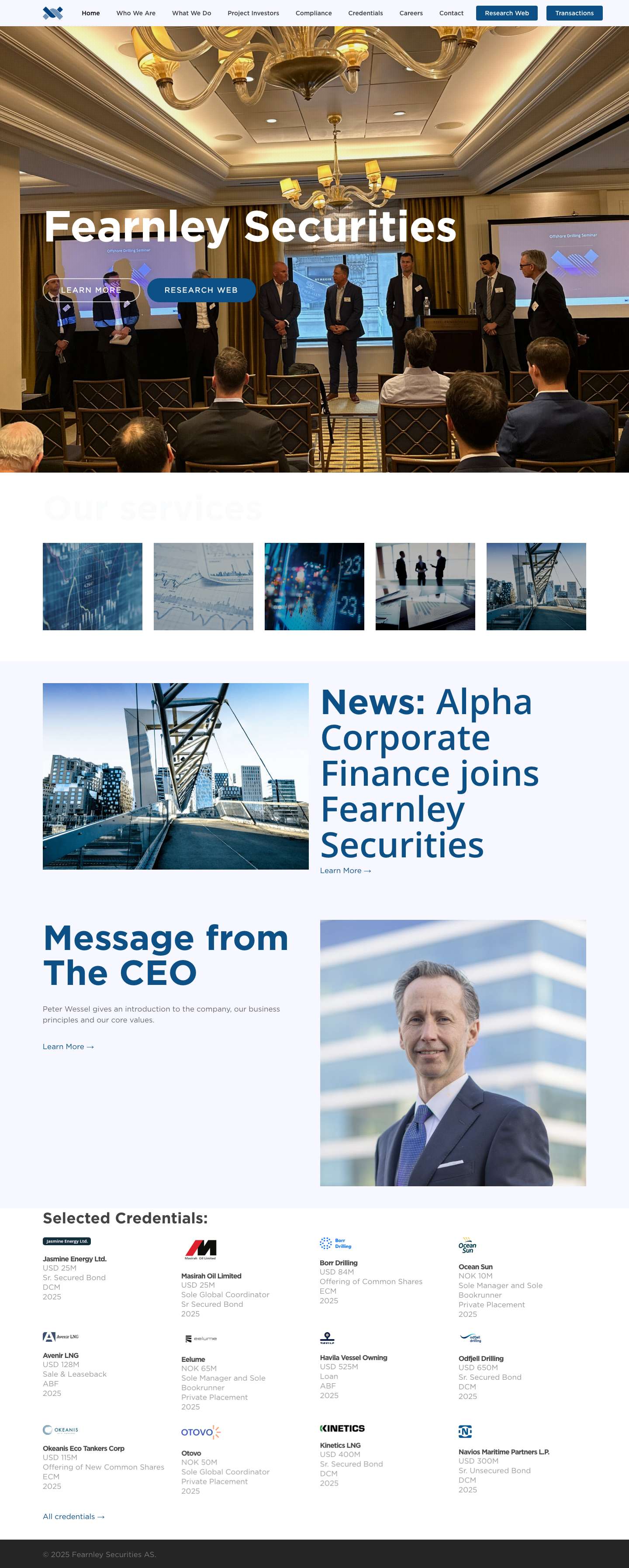 Fearnley Securities AS - Full Screenshot