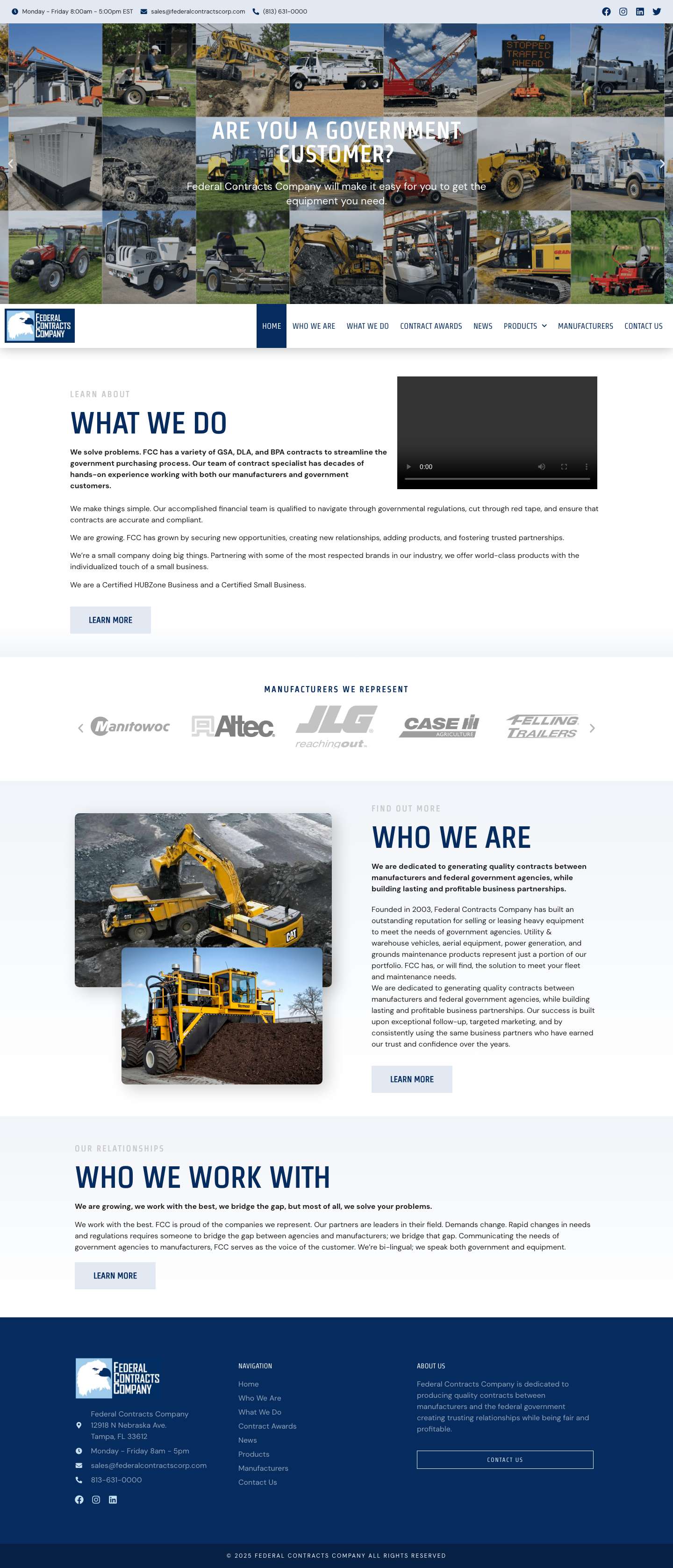 Federal Contracts Corp – National Reach, Personal Touch! - Full Screenshot