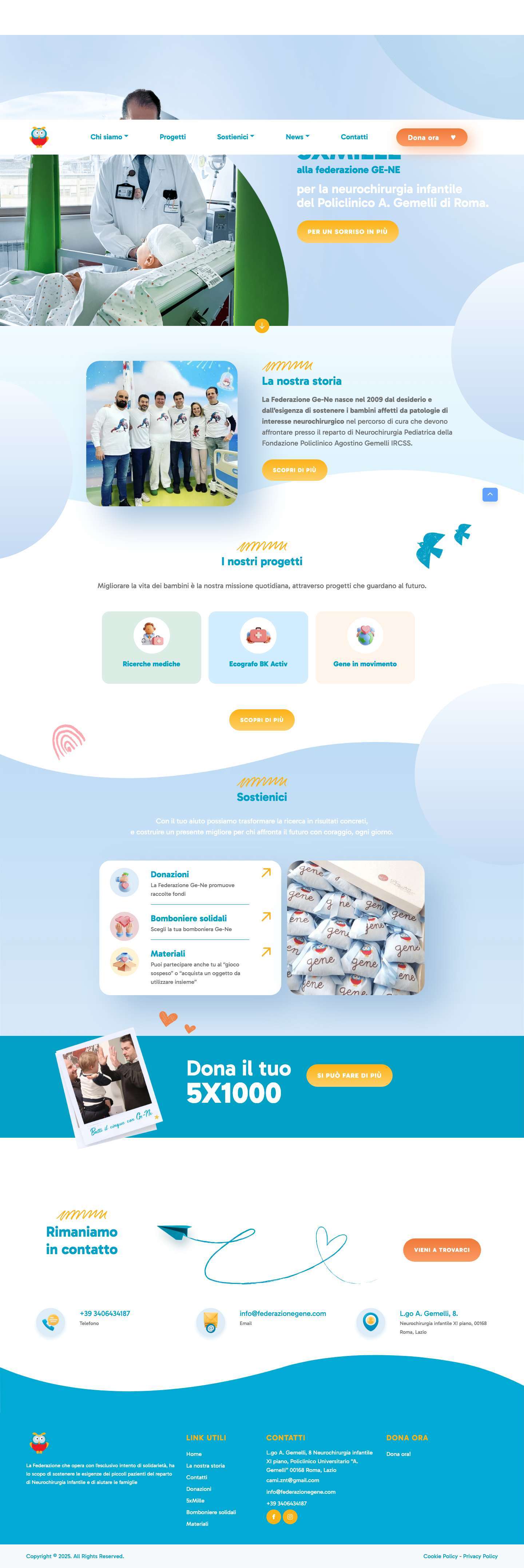 Home - Federazione GeNe - Full Screenshot