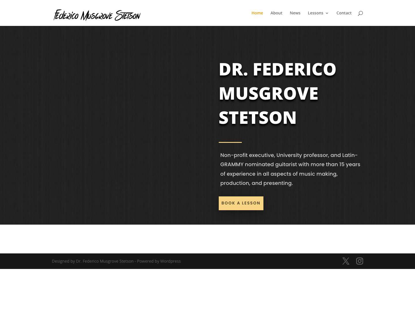 Home - Federico Musgrove - Full Screenshot