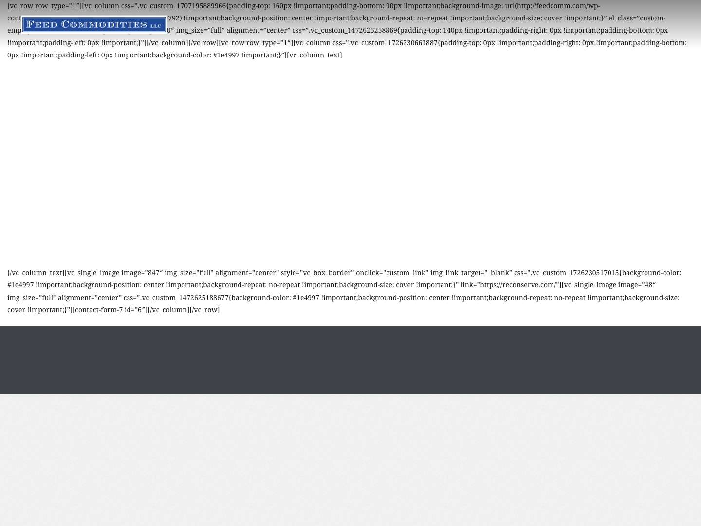 FeedComm – Feed Commodities LLC - Full Screenshot
