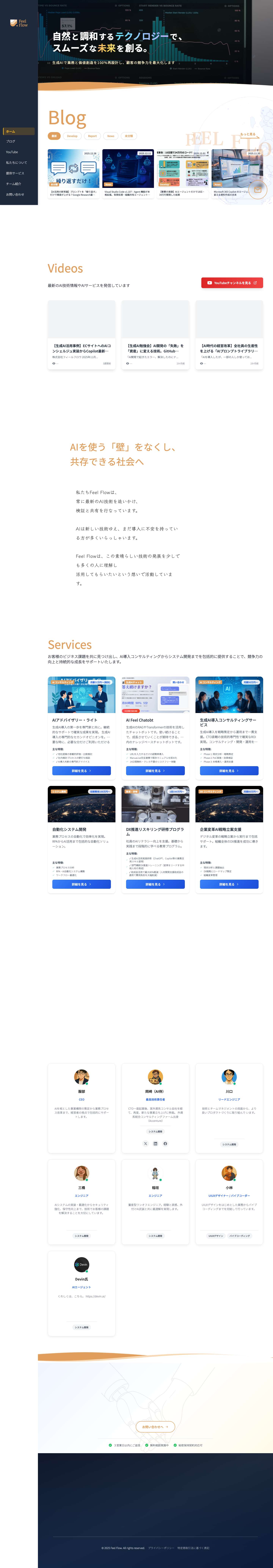 Home - Feel Flow Inc. - Full Screenshot