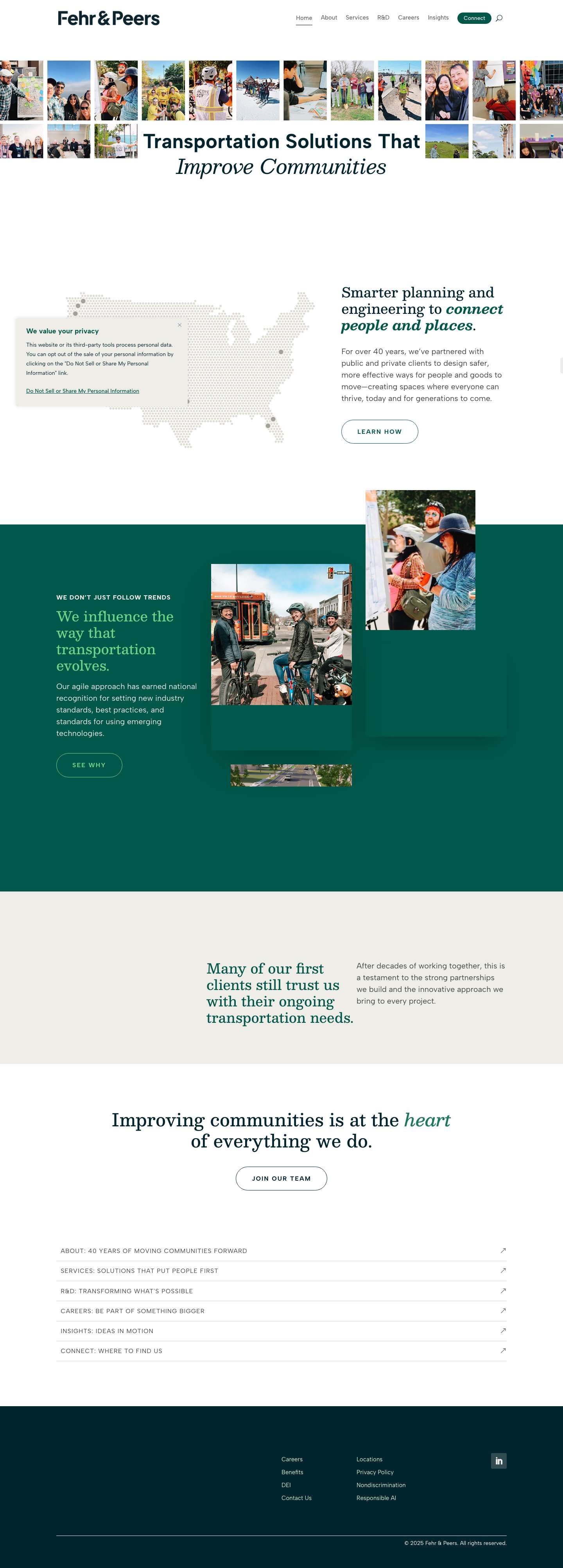 Home - Fehr & Peers - Full Screenshot