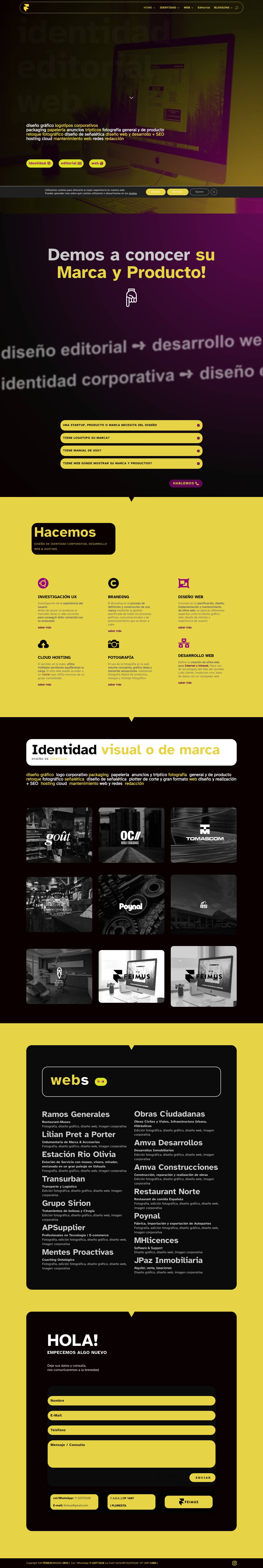 HOME - FEIMUS IMAGEN - Full Screenshot