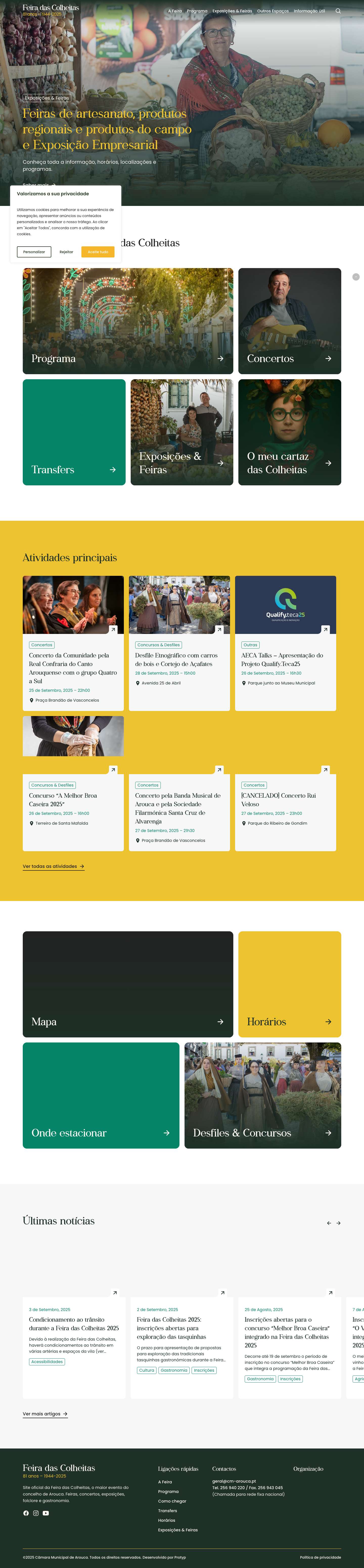 Feira das Colheitas 2025 - Full Screenshot