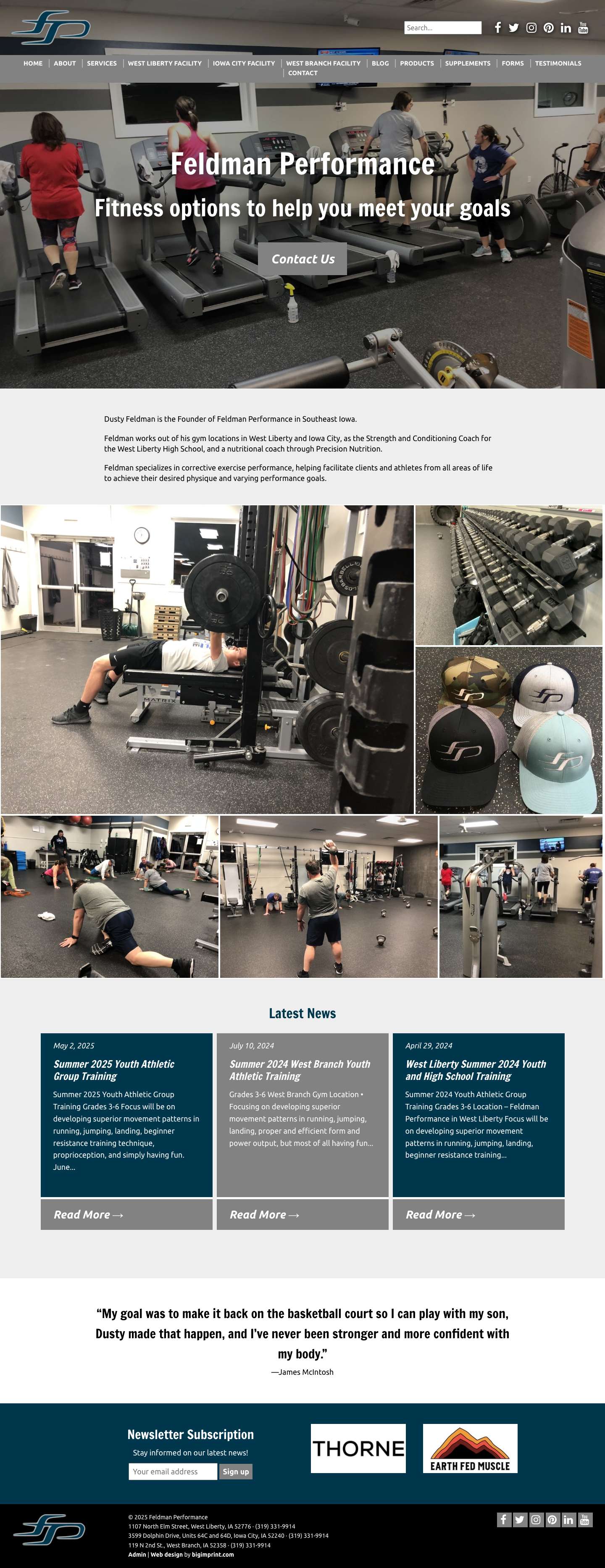 Feldman Performance - Full Screenshot