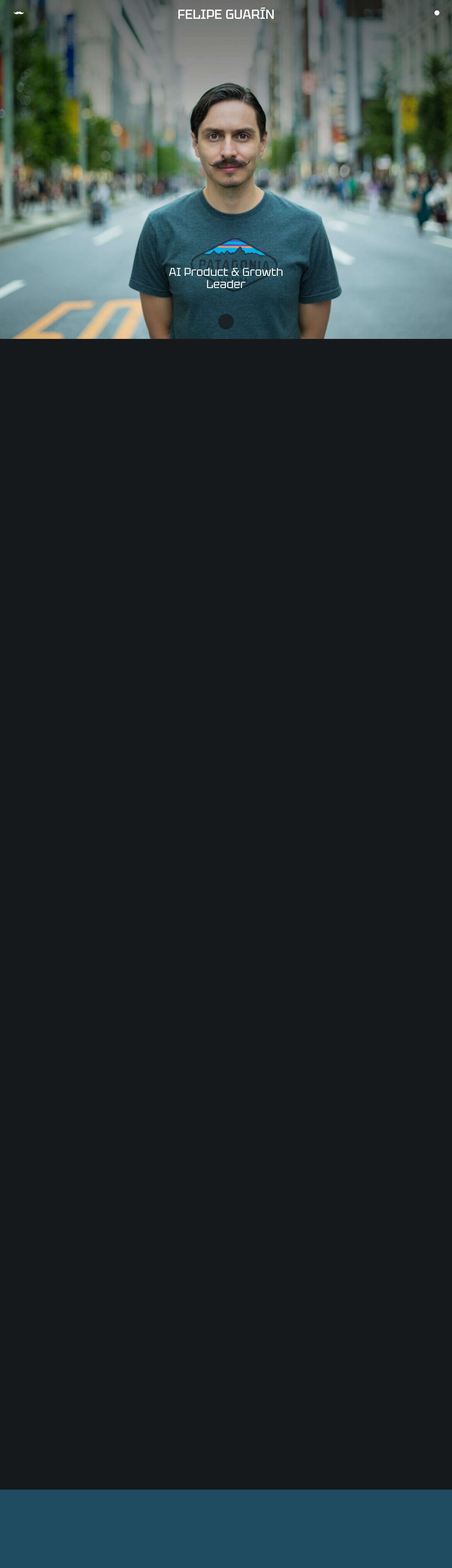 Felipe Guarín — AI Product & Growth Leader, Atlanta - Full Screenshot