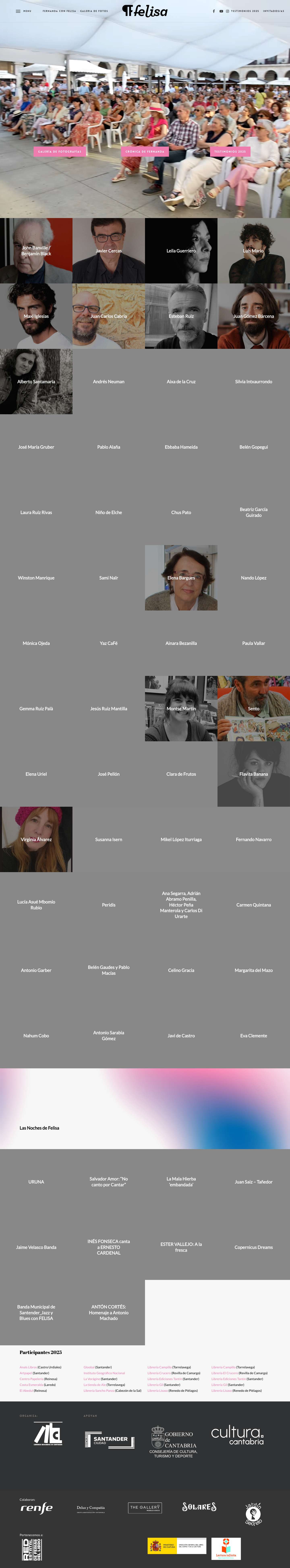 Felisa 2025 - Feria del Libro de Santander y Cantabria - Full Screenshot