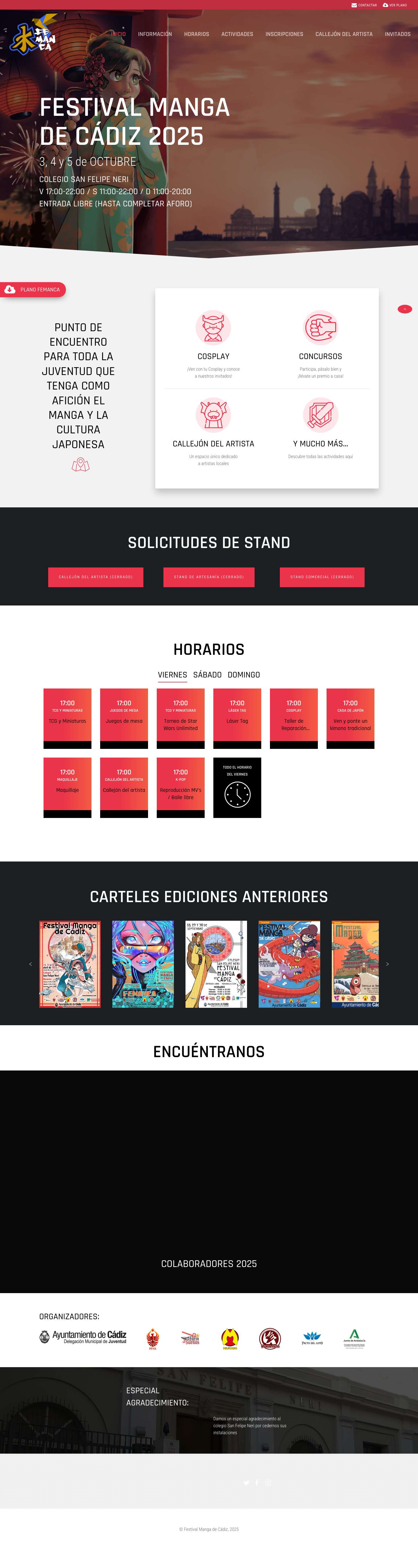 FEMANCA – Festival Manga de Cádiz - Full Screenshot