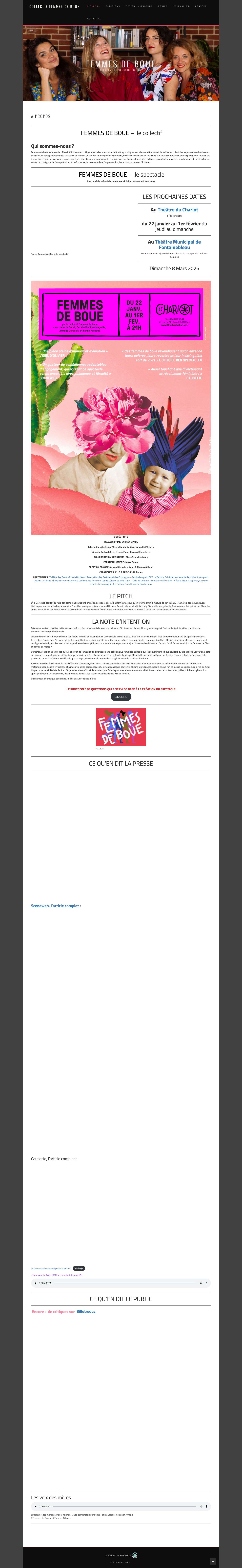 Collectif Femmes de Boue - Full Screenshot