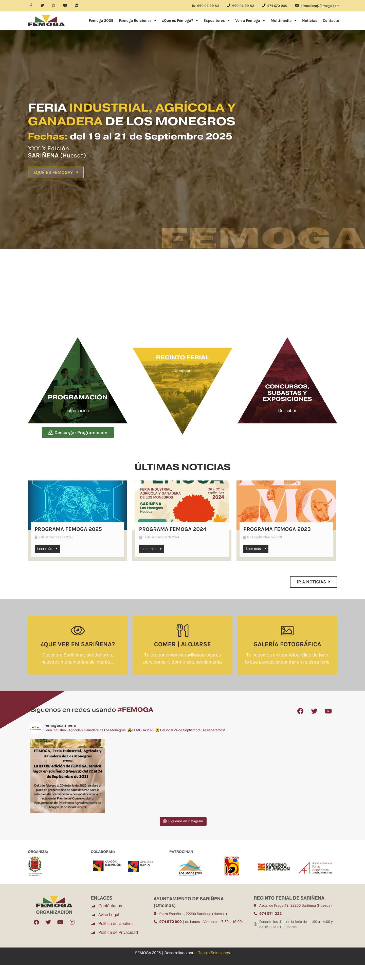 Feria Femoga de los Monegros - Femoga - Full Screenshot