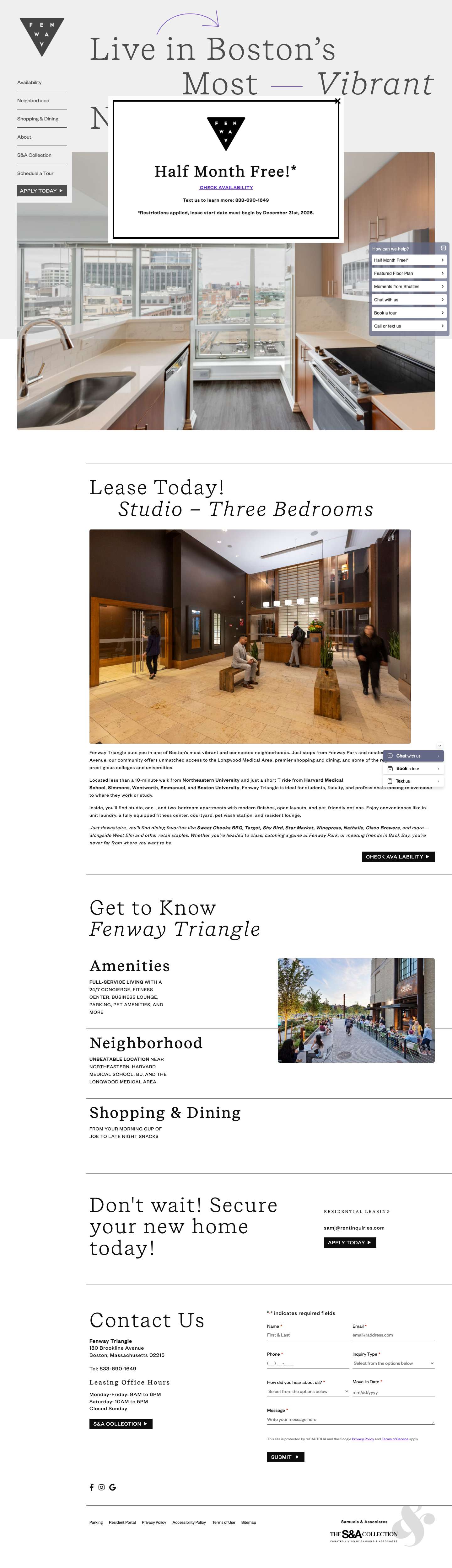 Boston Luxury Apartments | Fenway Apartments | Fenway TriangleVector 1-svgline-svgVector 5-svgarrow-down-svg - Full Screenshot