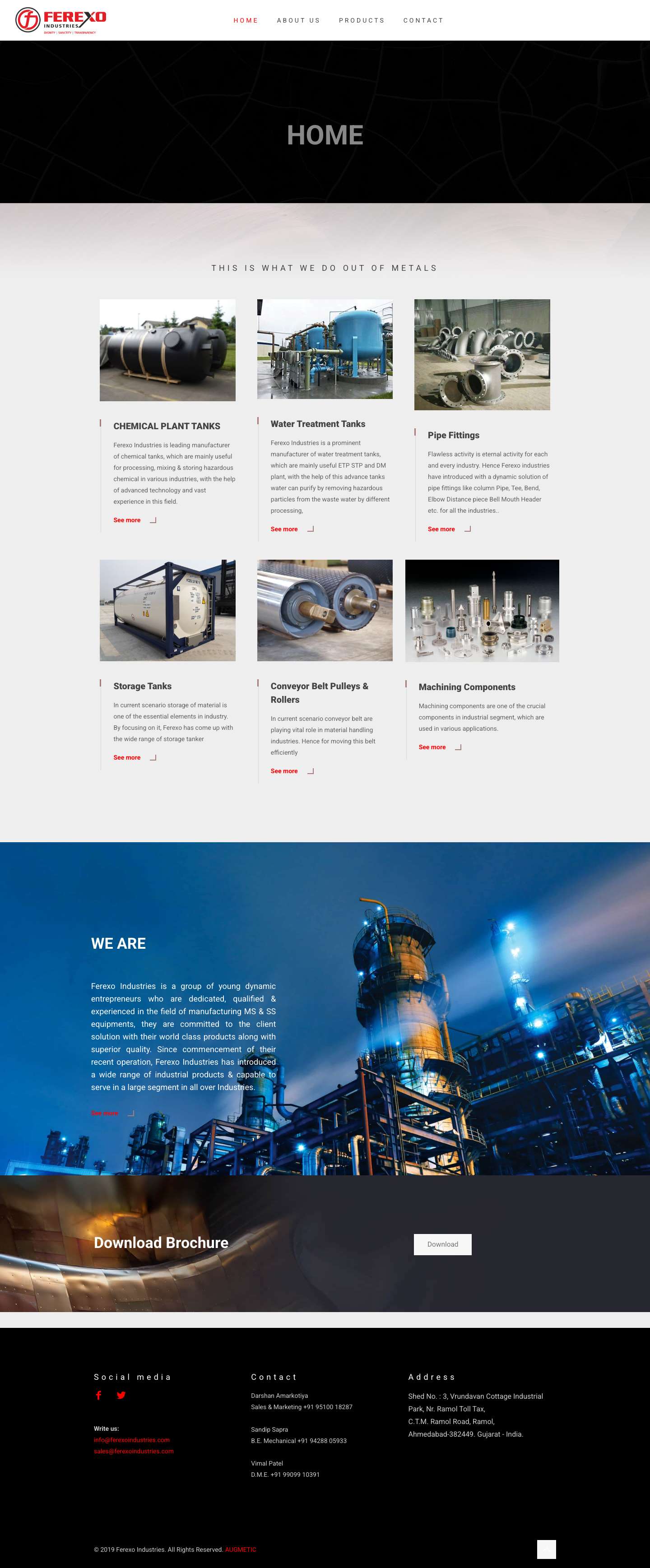 Ferexo Industries – DIGNITY | SANCTITY | TRANSPARENCY - Full Screenshot