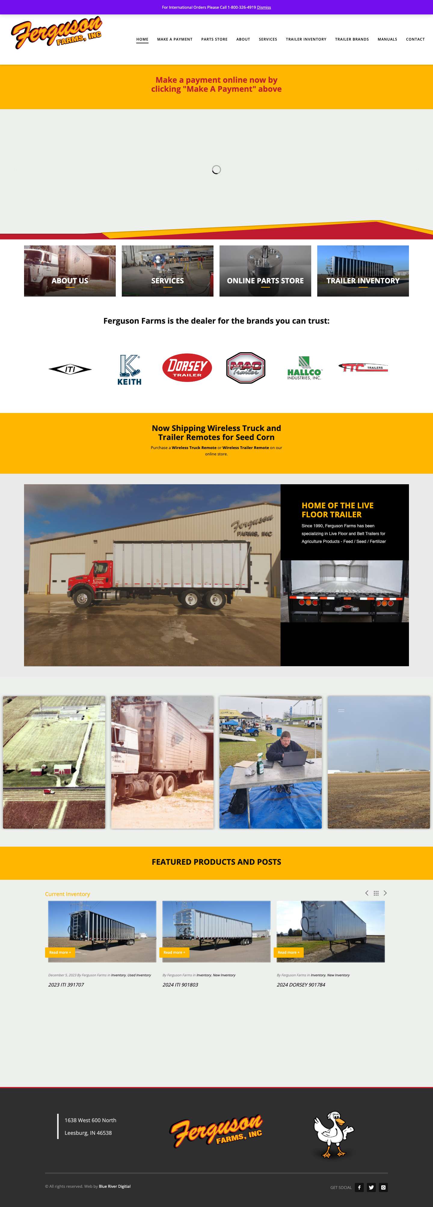 Ferguson Farms Inc. | Since 1950 - Full Screenshot