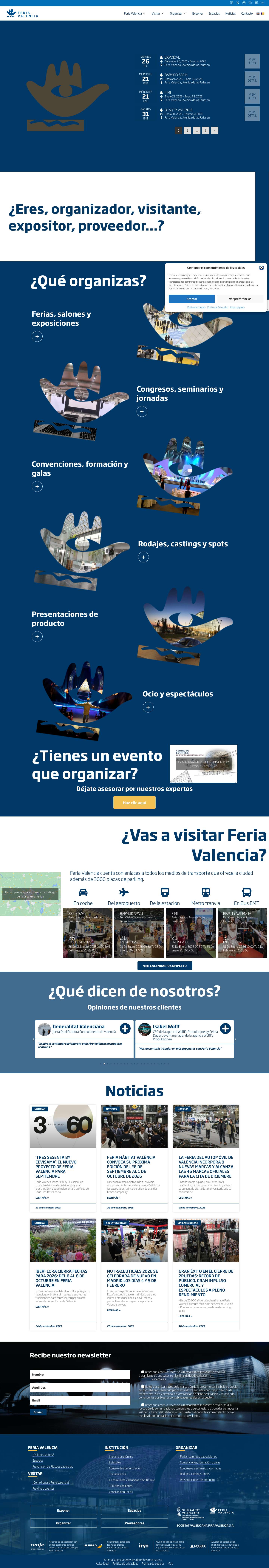 Feria Valencia – Feria Valencia 100 años contigo - Full Screenshot