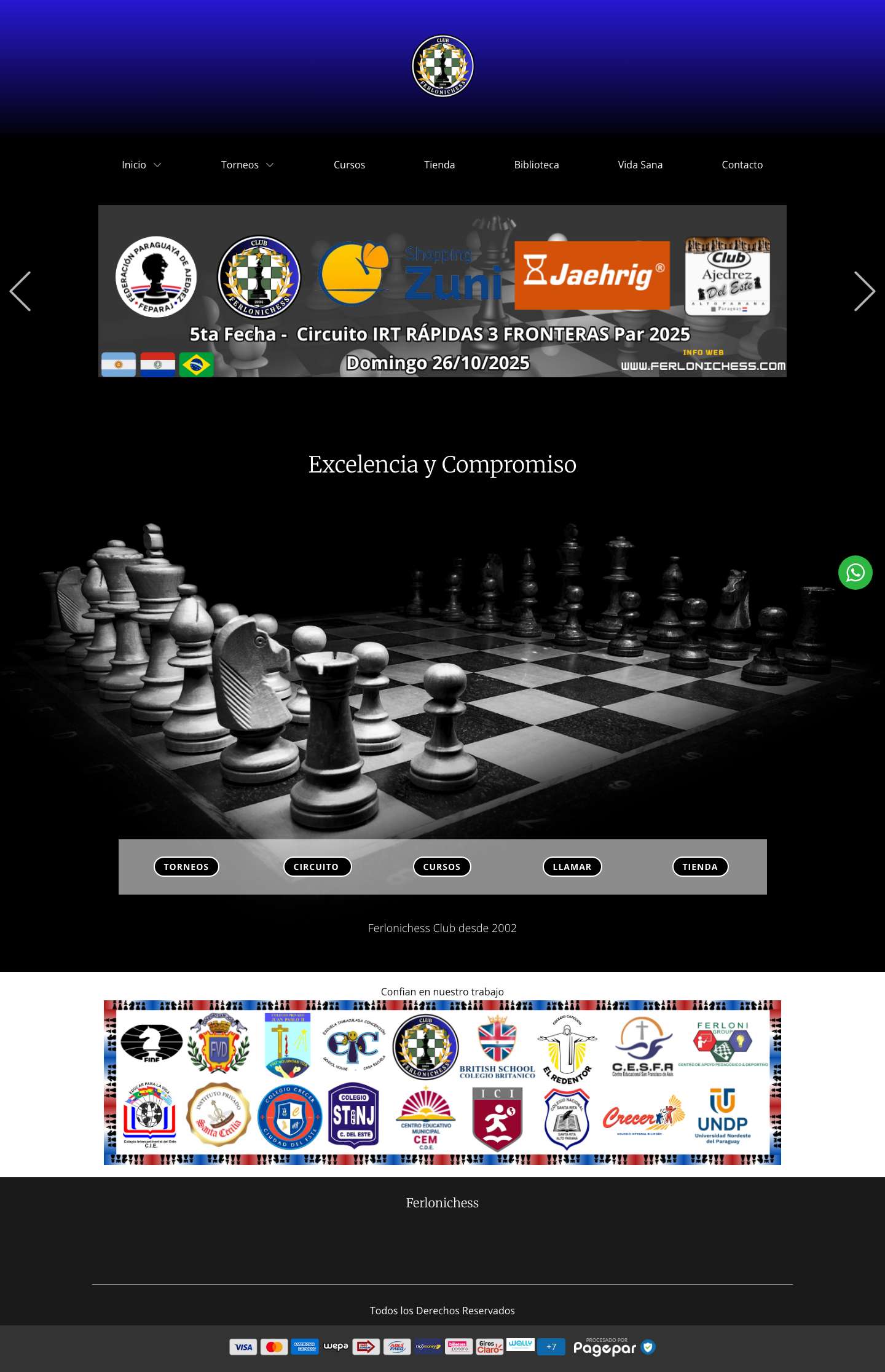 Home | Ferlonichess - Full Screenshot