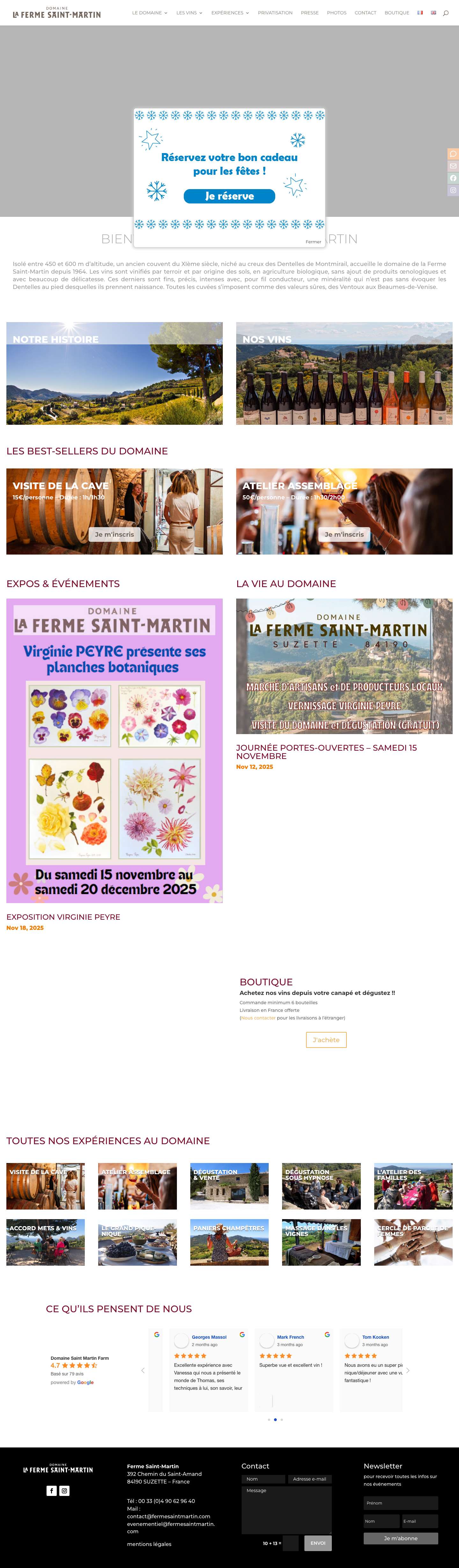 Domaine de la Ferme Saint-Martin - Domaine de la Ferme Saint-Martin - Full Screenshot