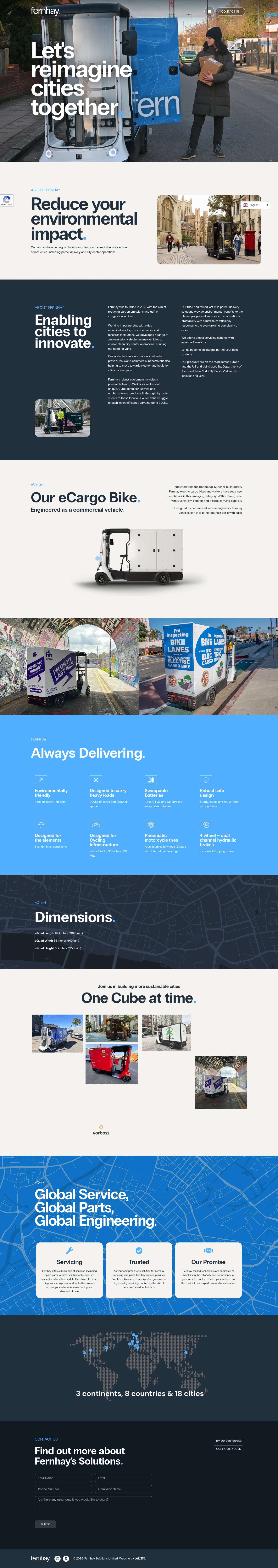 Fernhay | Redefining Cities with Zero-Emission eQuad - Full Screenshot