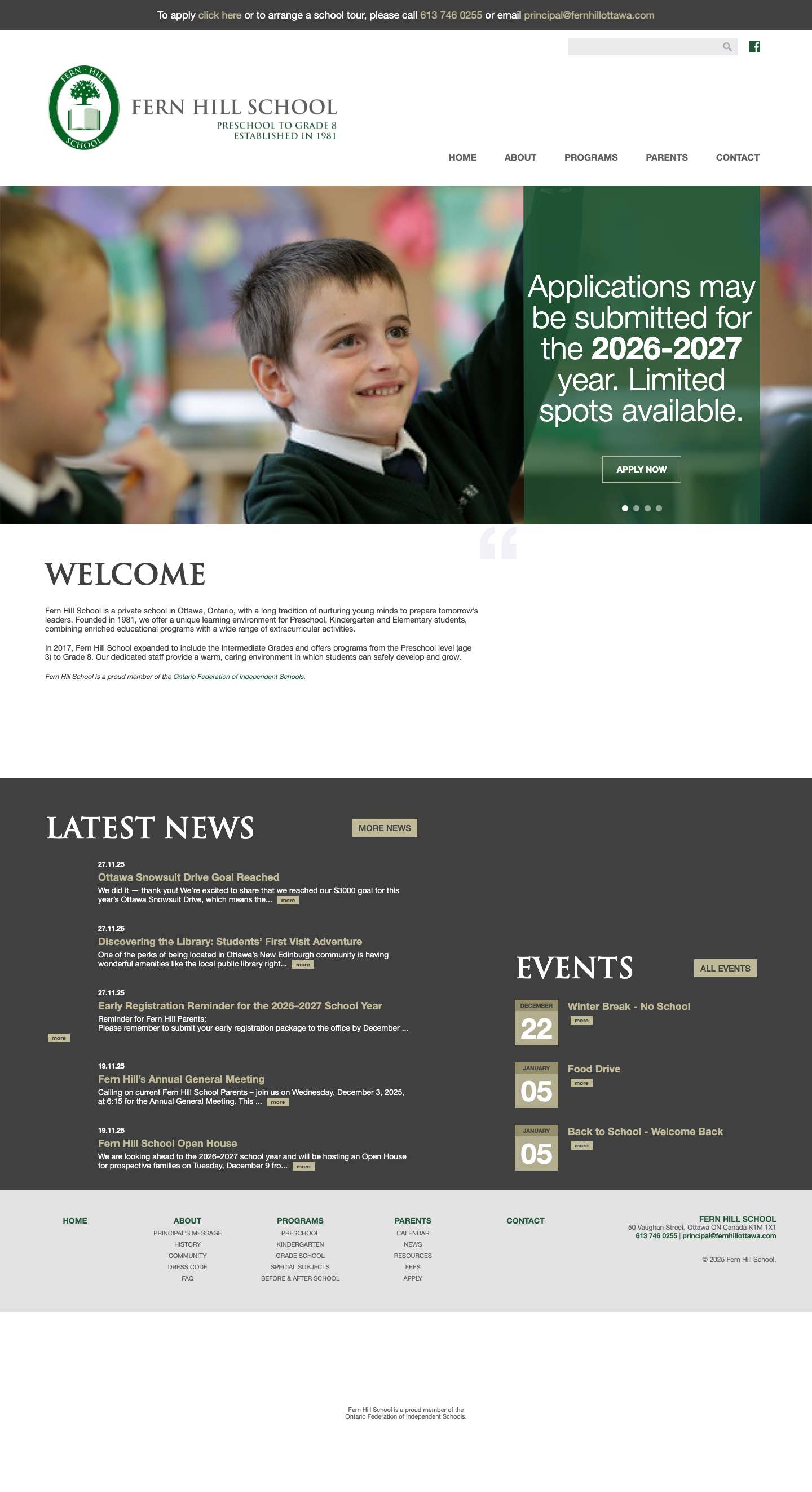 Fern Hill SchoolFern Hill School | Fern Hill School - Full Screenshot