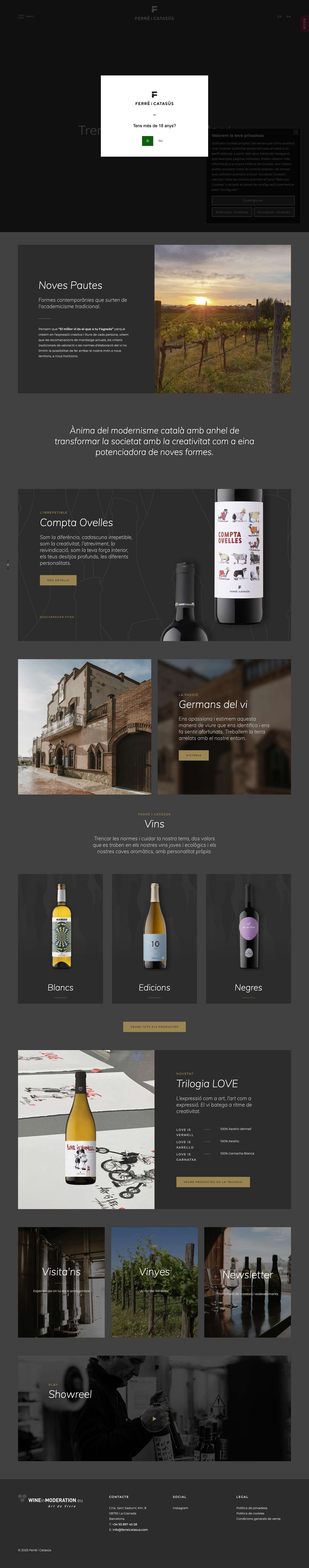 Ferré i Catasús - Full Screenshot