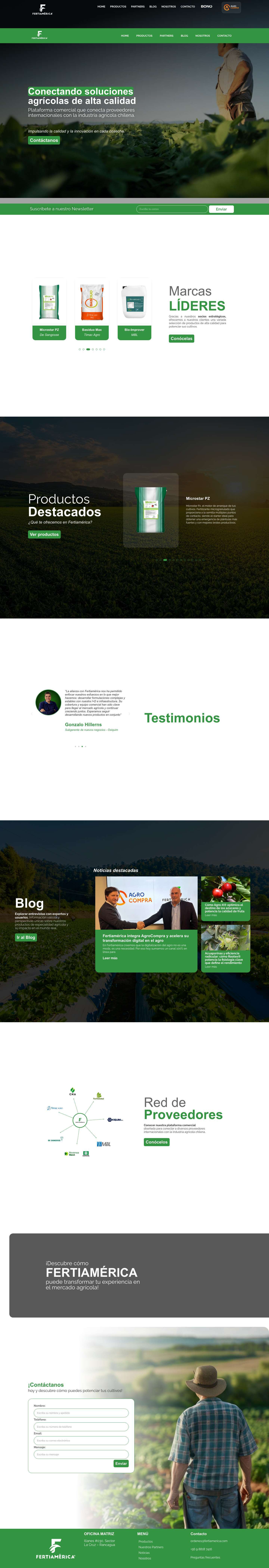 Home - Fertiamerica - Full Screenshot