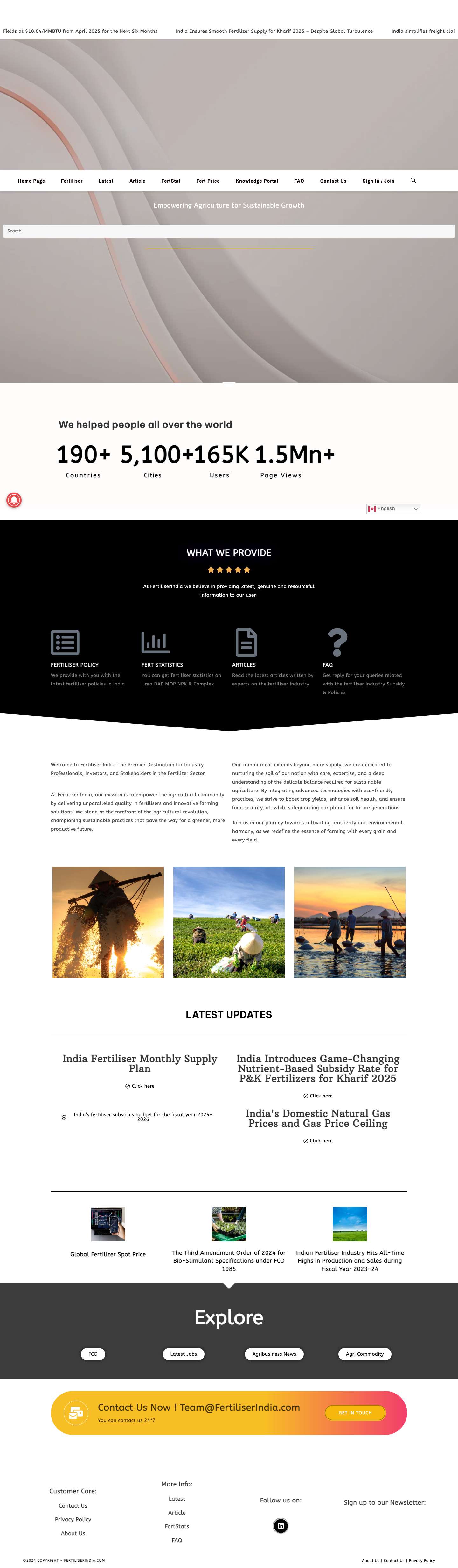 Home Page - Full Screenshot