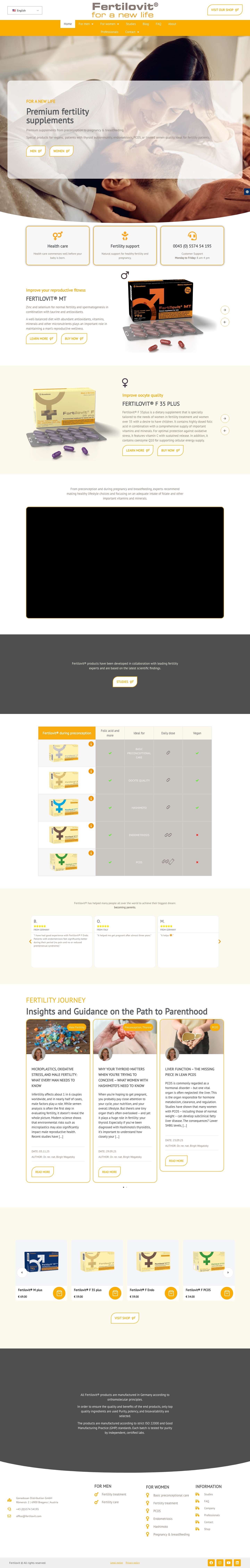 Fertility Support - Fertilovit®Iframe Language Switcher - Full Screenshot