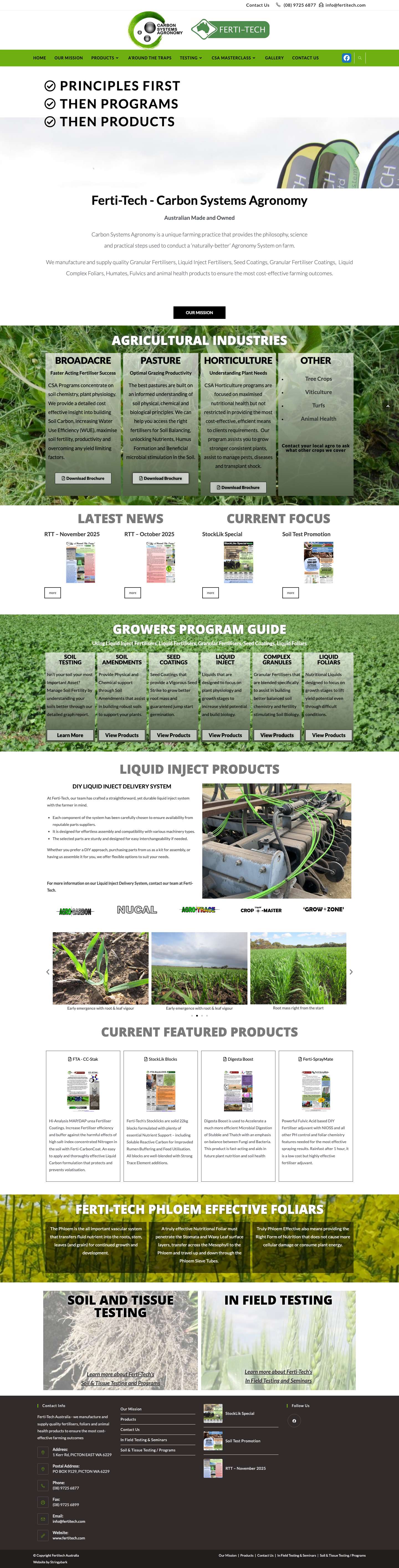 Ferti-tech Australia - Full Screenshot