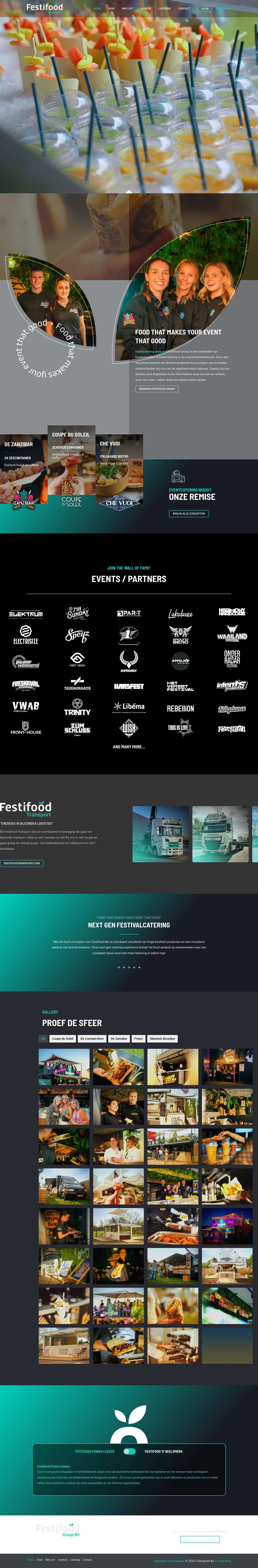 Eventcatering - Festifood Group BV - Full Screenshot