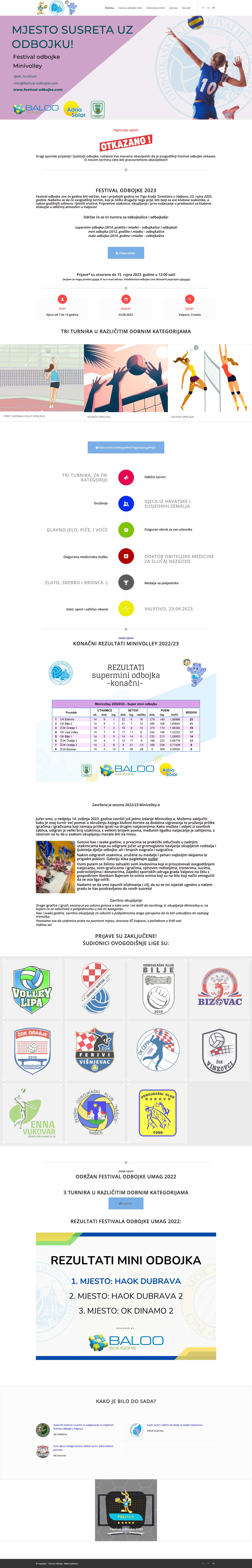 Festival odbojke – Festival odbojke - Full Screenshot