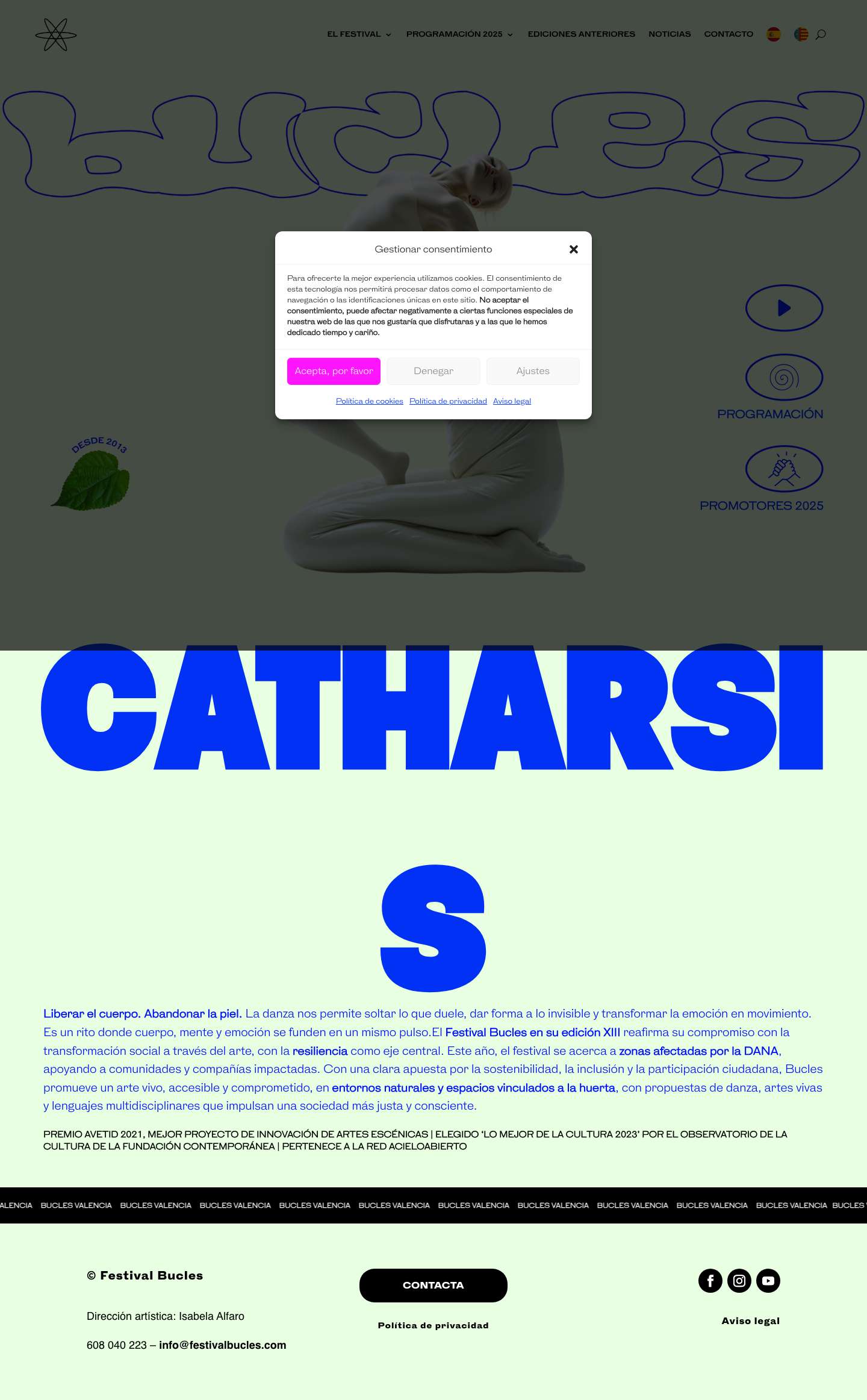 Festival Bucles • Festival De Danza En Valencia - Full Screenshot