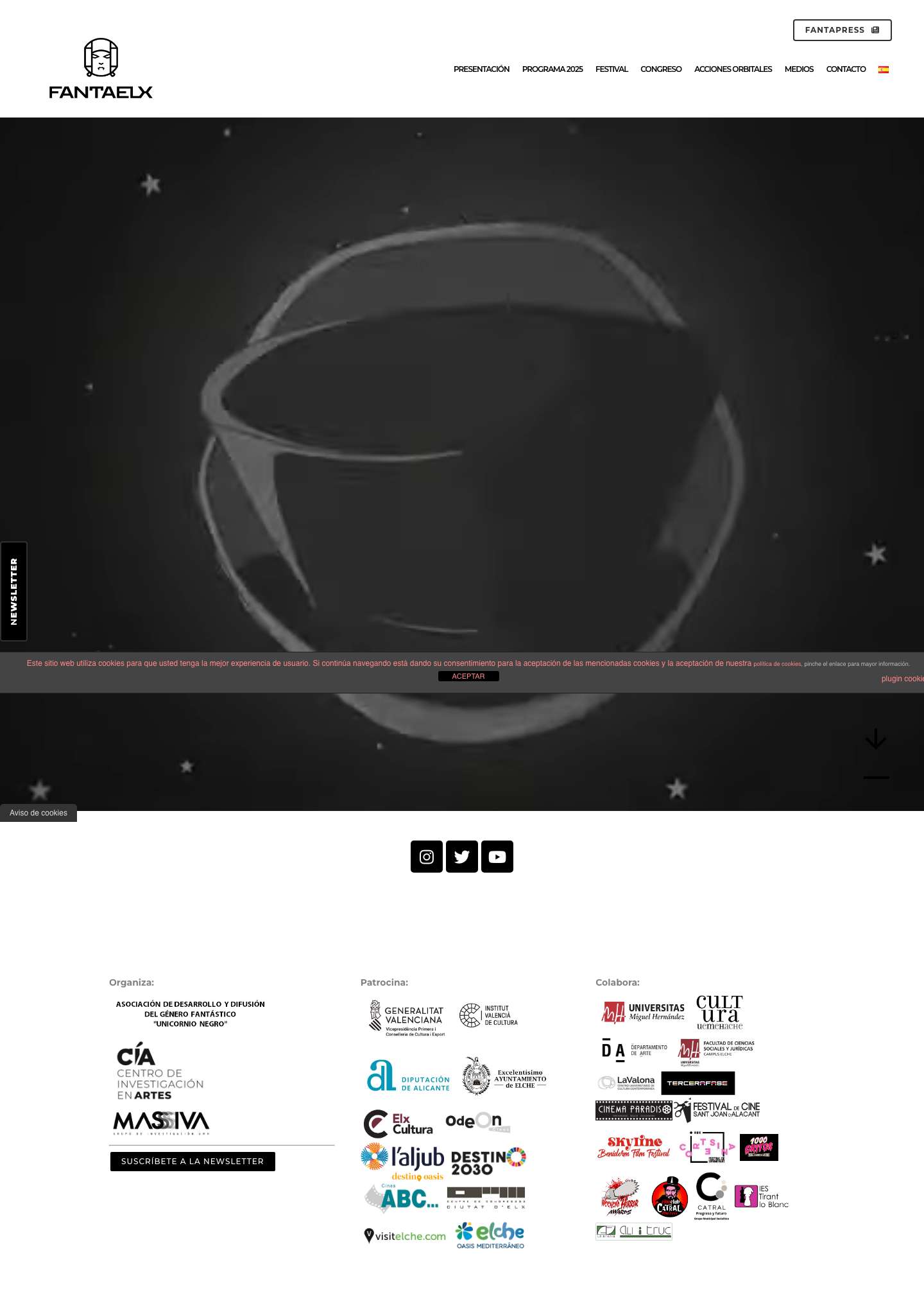 FANTAELX | Festival Internacional de Cine Fantástico de Elche - Full Screenshot