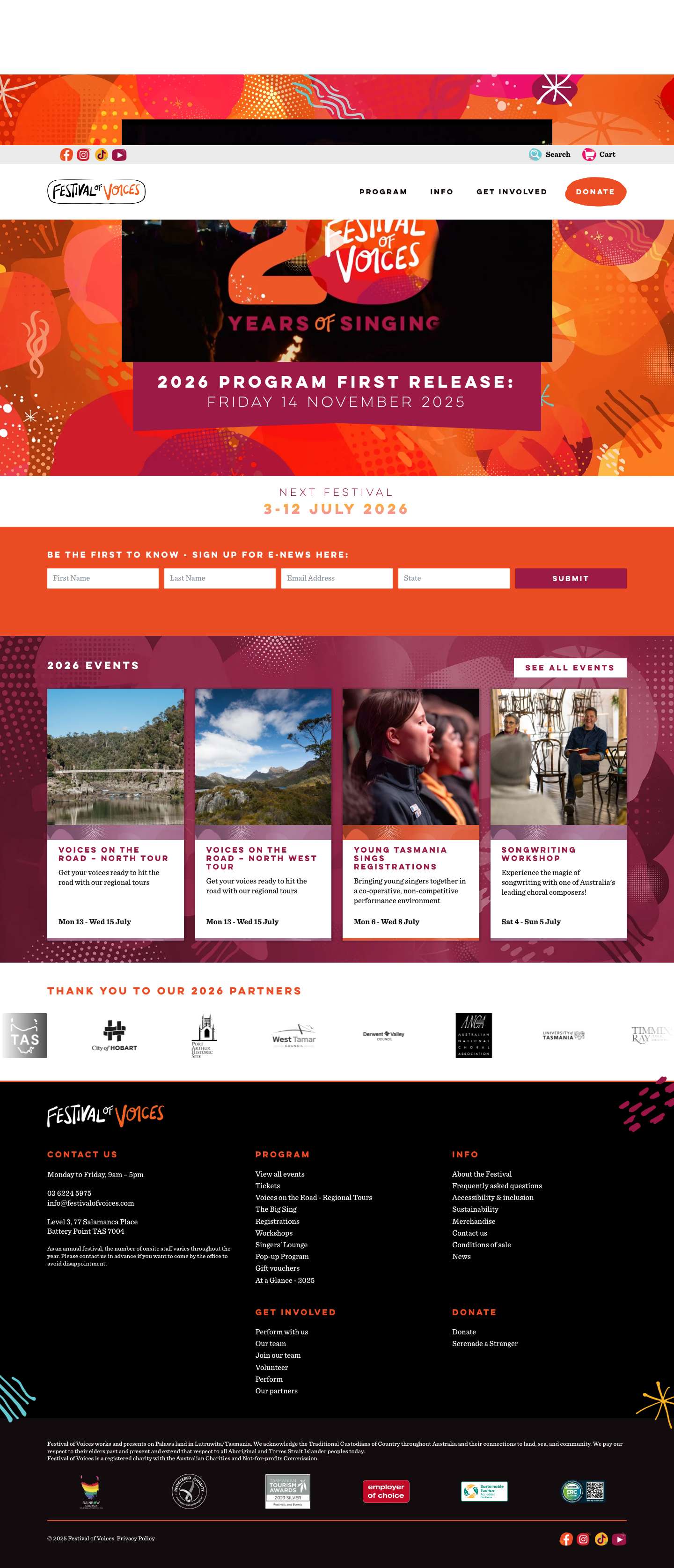 Festival of Voices - Full Screenshot