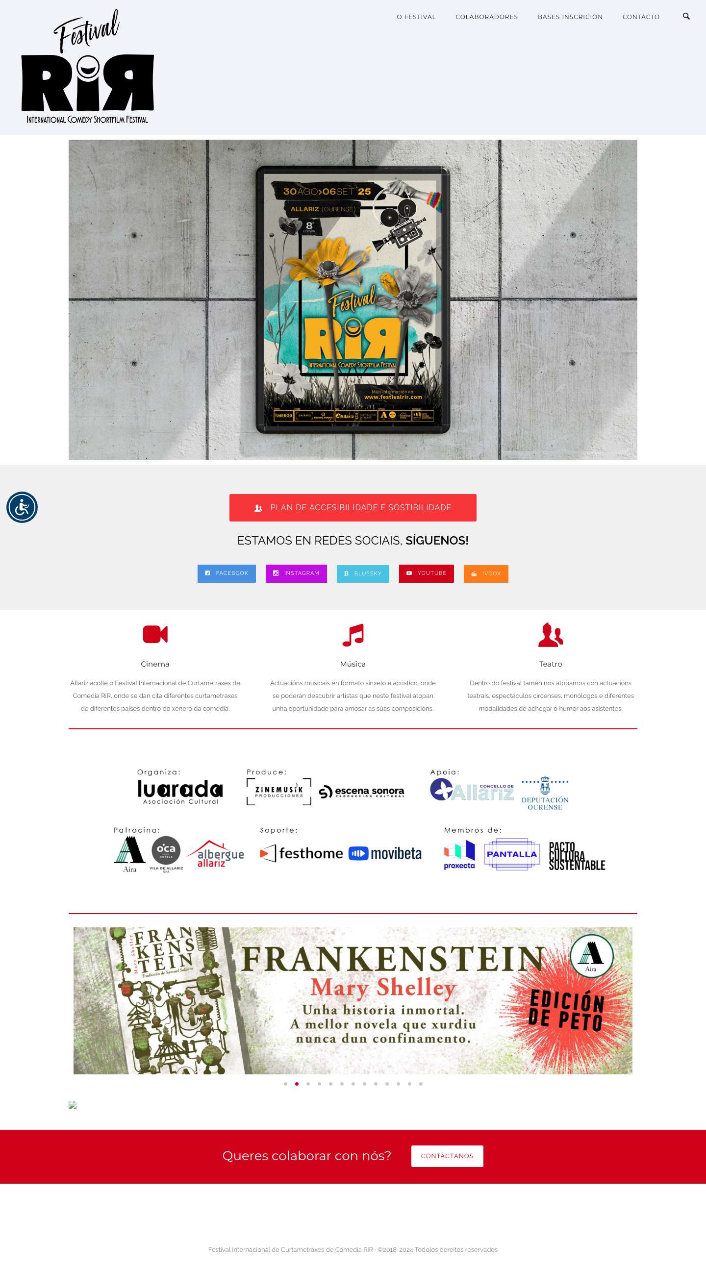 Festival RiR (Festival Internacional de Curtas de Comedia) - Full Screenshot