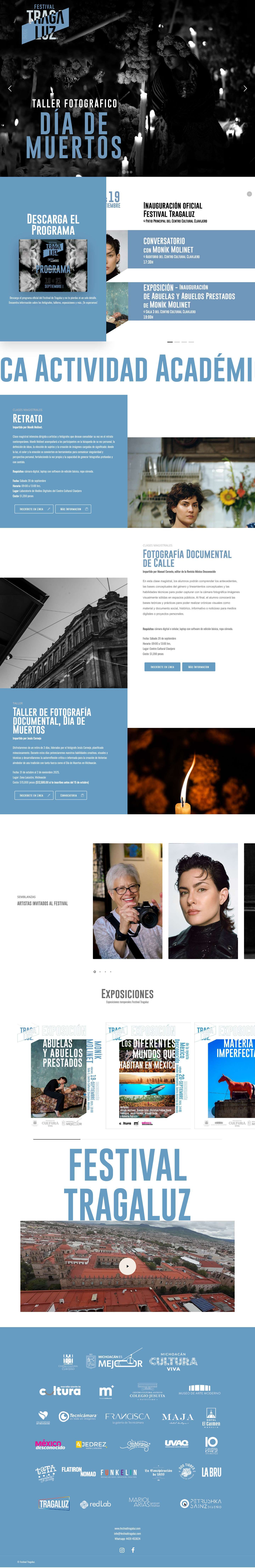 Festival Tragaluz – Festival de Fotografia e Imagen - Full Screenshot