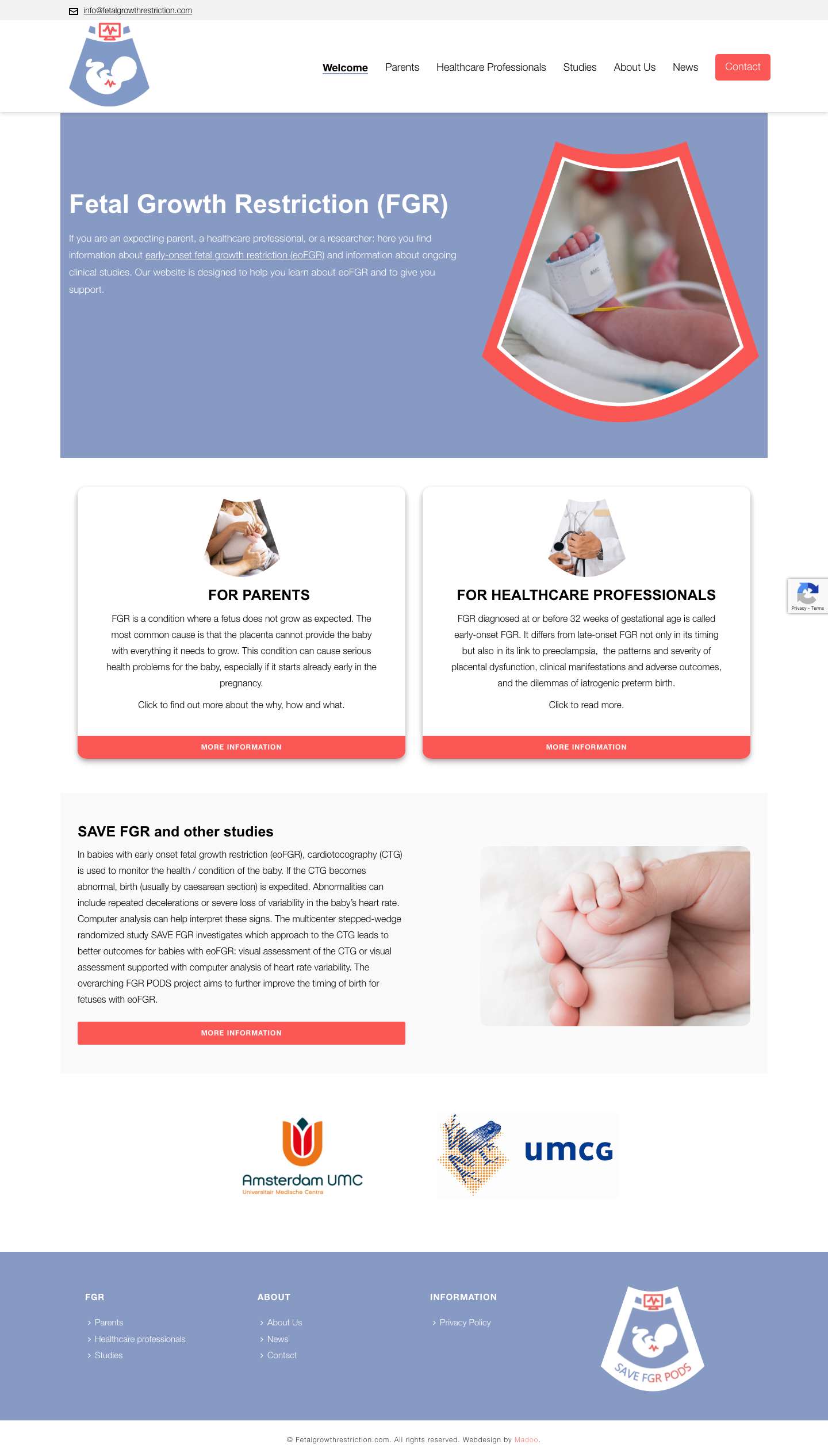 Welcome - Fetal Growth Restriction - Full Screenshot