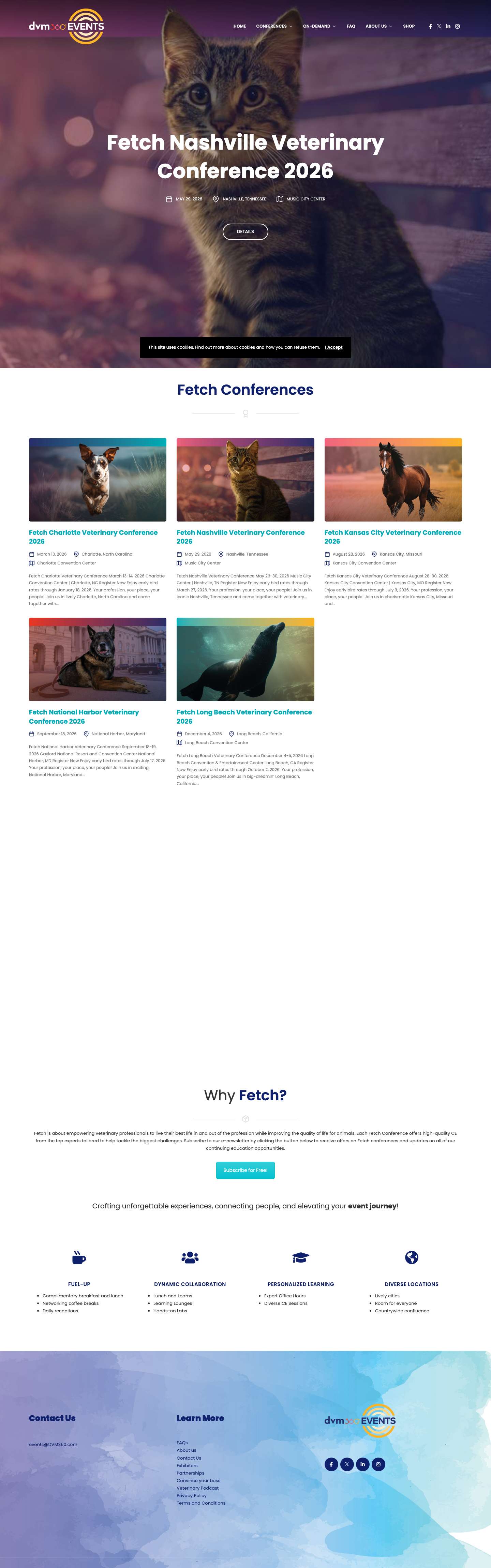 dvm360 Veterinary Conference continuing education for professionals - Full Screenshot