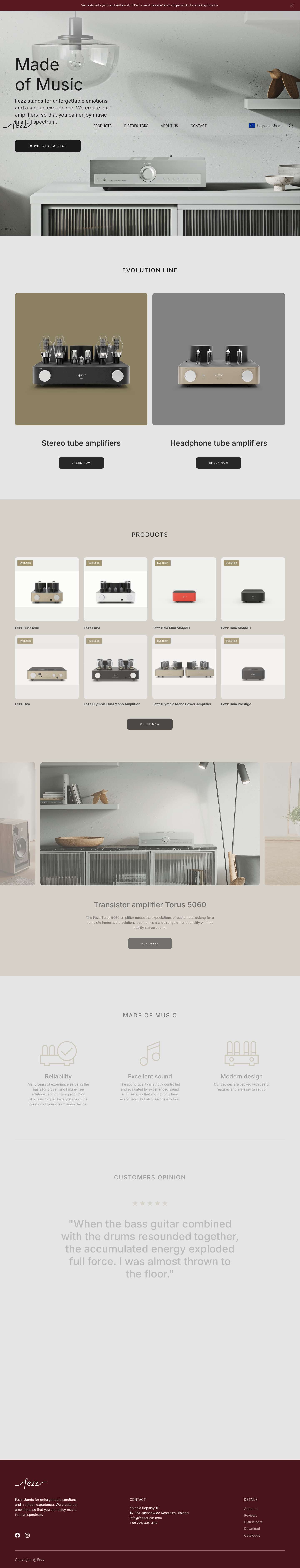 Fezz Audio - Made of Music - Full Screenshot