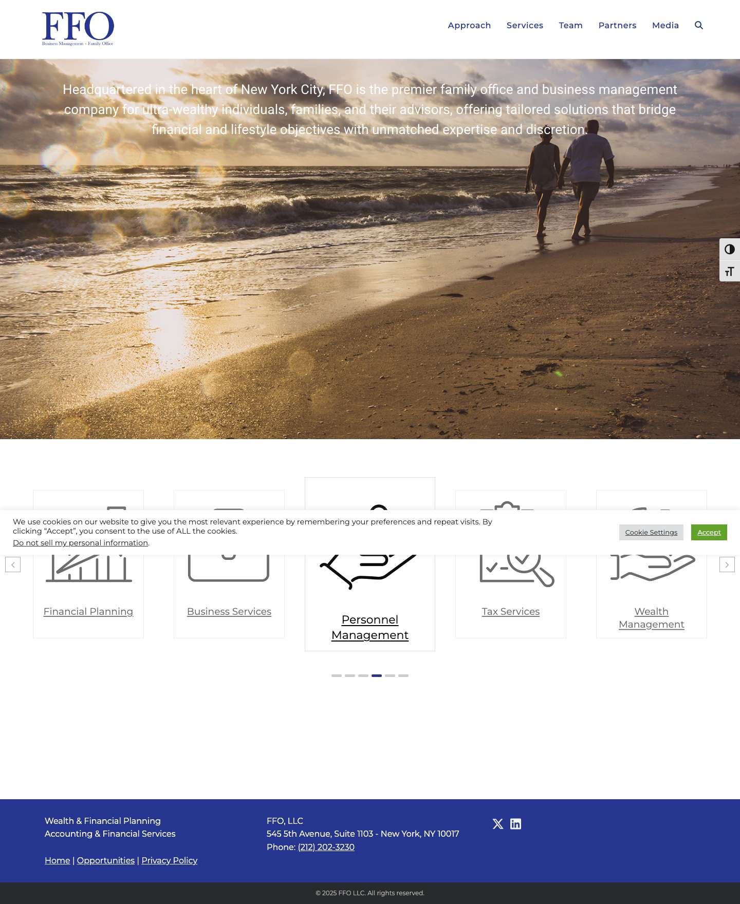 FFO, LLC Wealth & Financial Planning - Full Screenshot