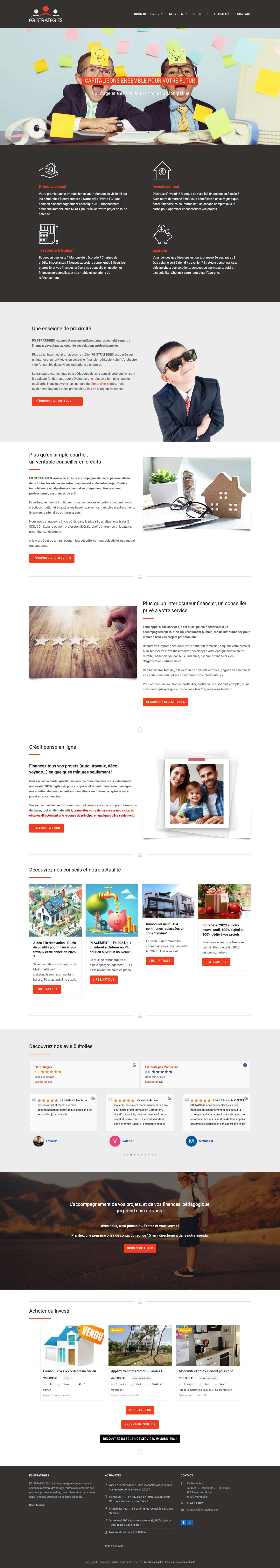 Une vision transversale, pour accompagner vos projets ! - Full Screenshot