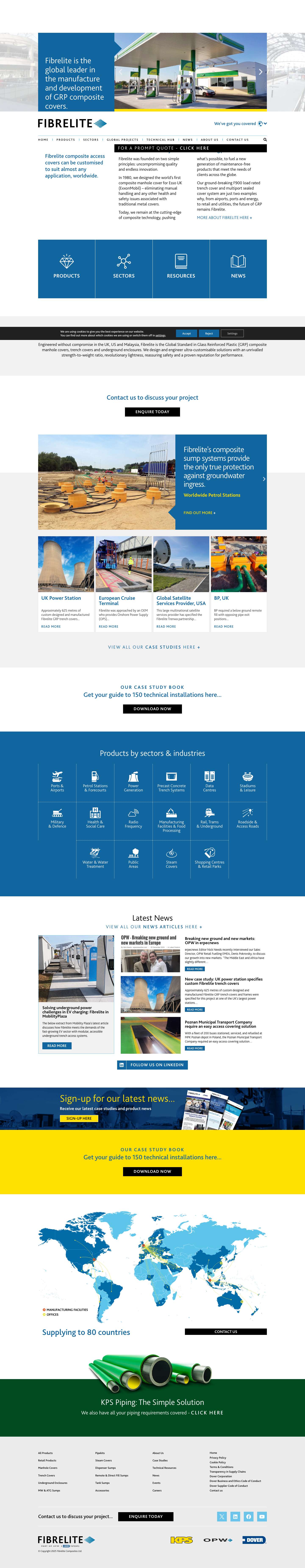 Home 2026 - Fibrelite - Full Screenshot