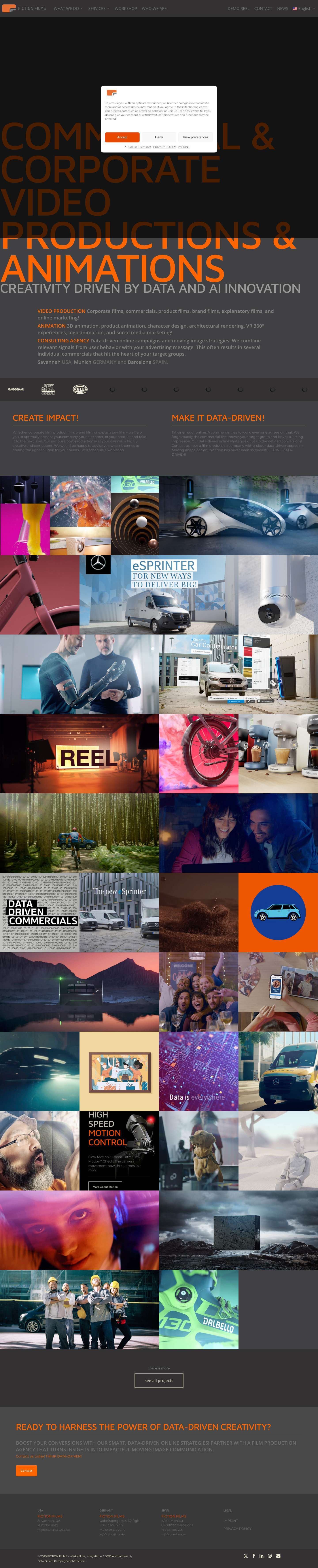 Best Commercial & Corporate Video Productions & Animations - Full Screenshot