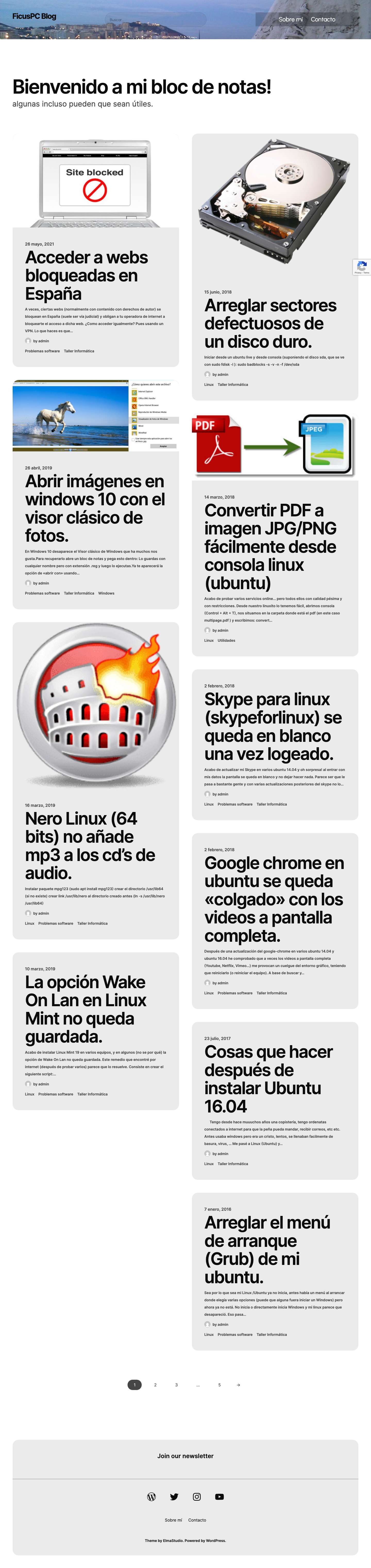 FicusPC Blog – Menda lerenda - Full Screenshot