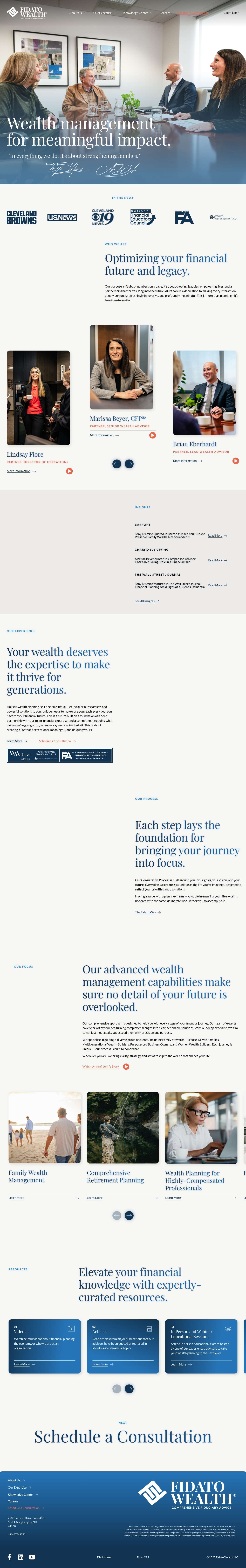 Home Page - Fidato Wealth - Full Screenshot