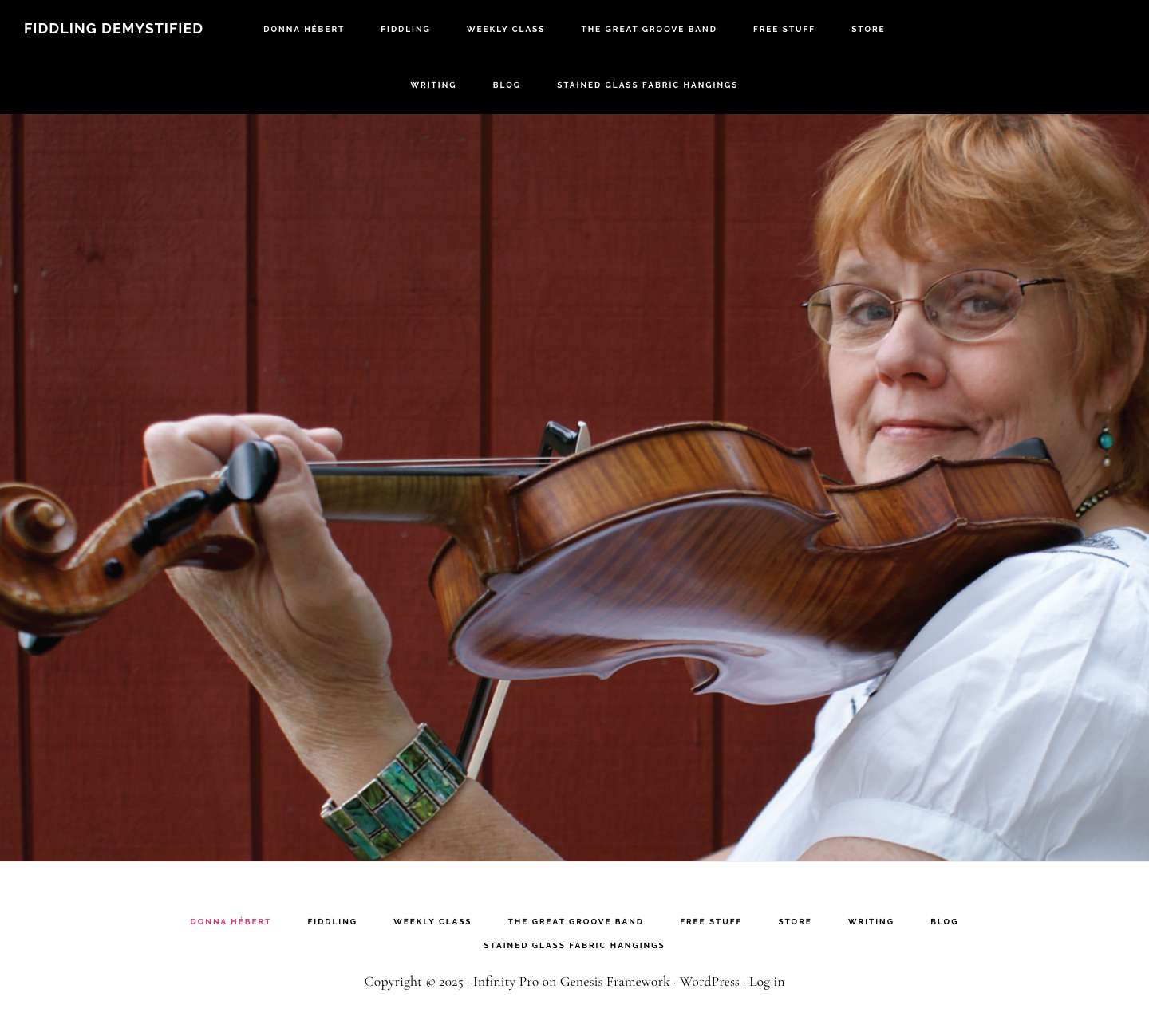 Fiddling Demystified – Donna Hébert - Full Screenshot